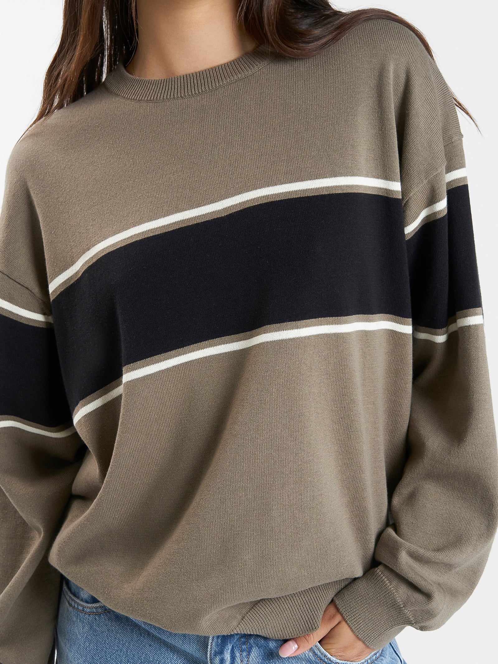 Emblem Slouch Knit