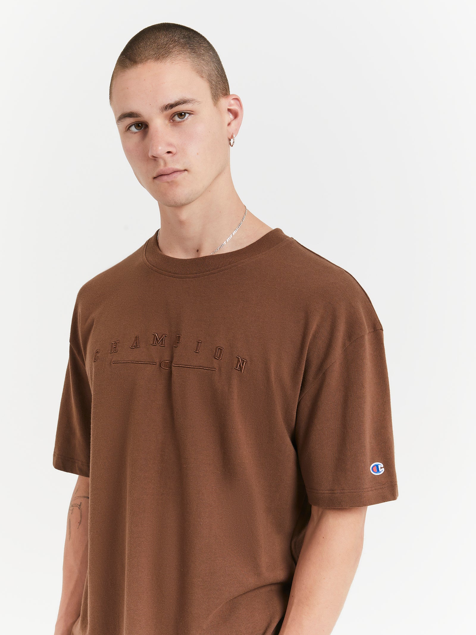 Heritage 2K Logo T-Shirt in Saddleback