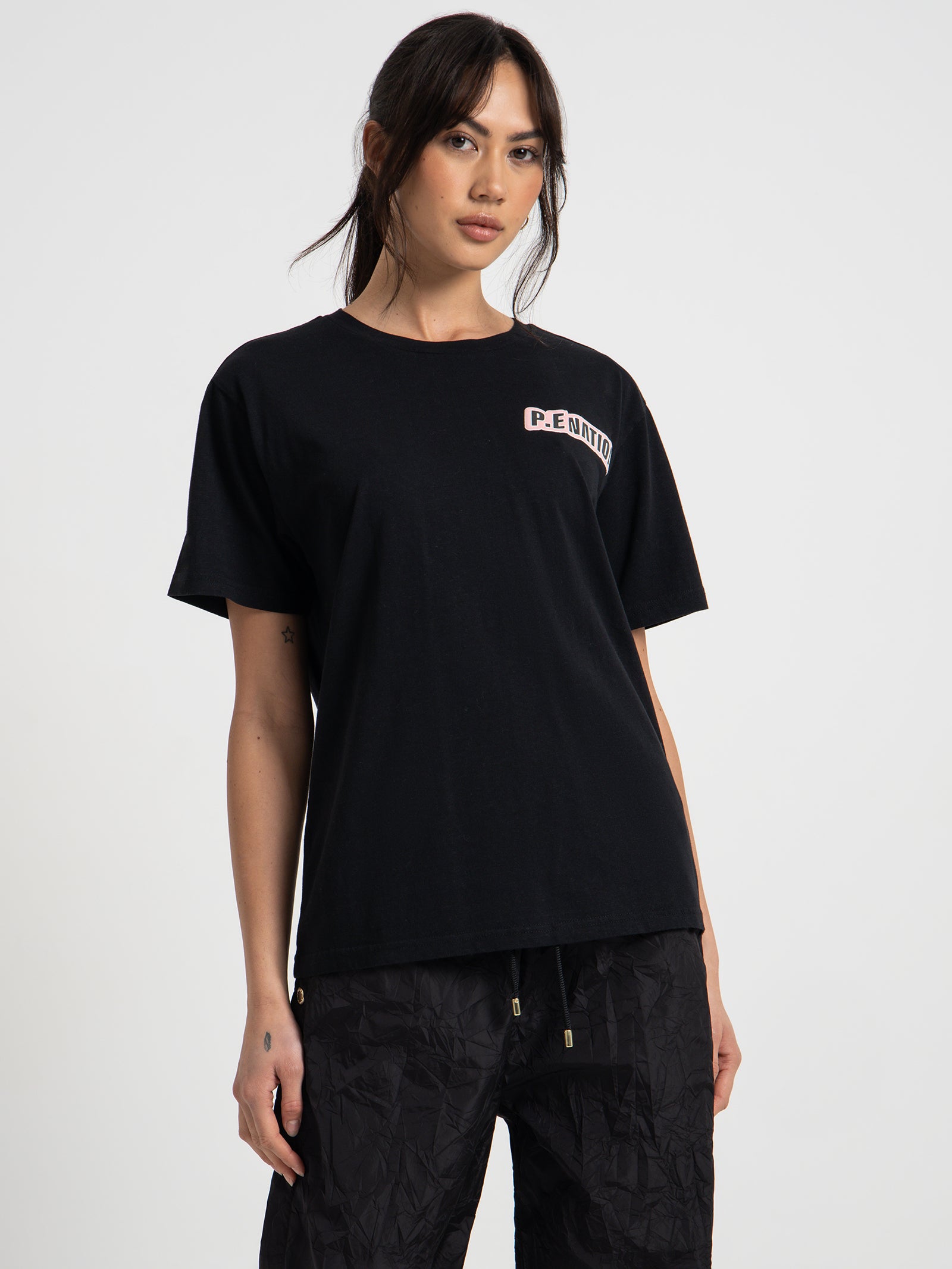 Main Draw T-Shirt in Black