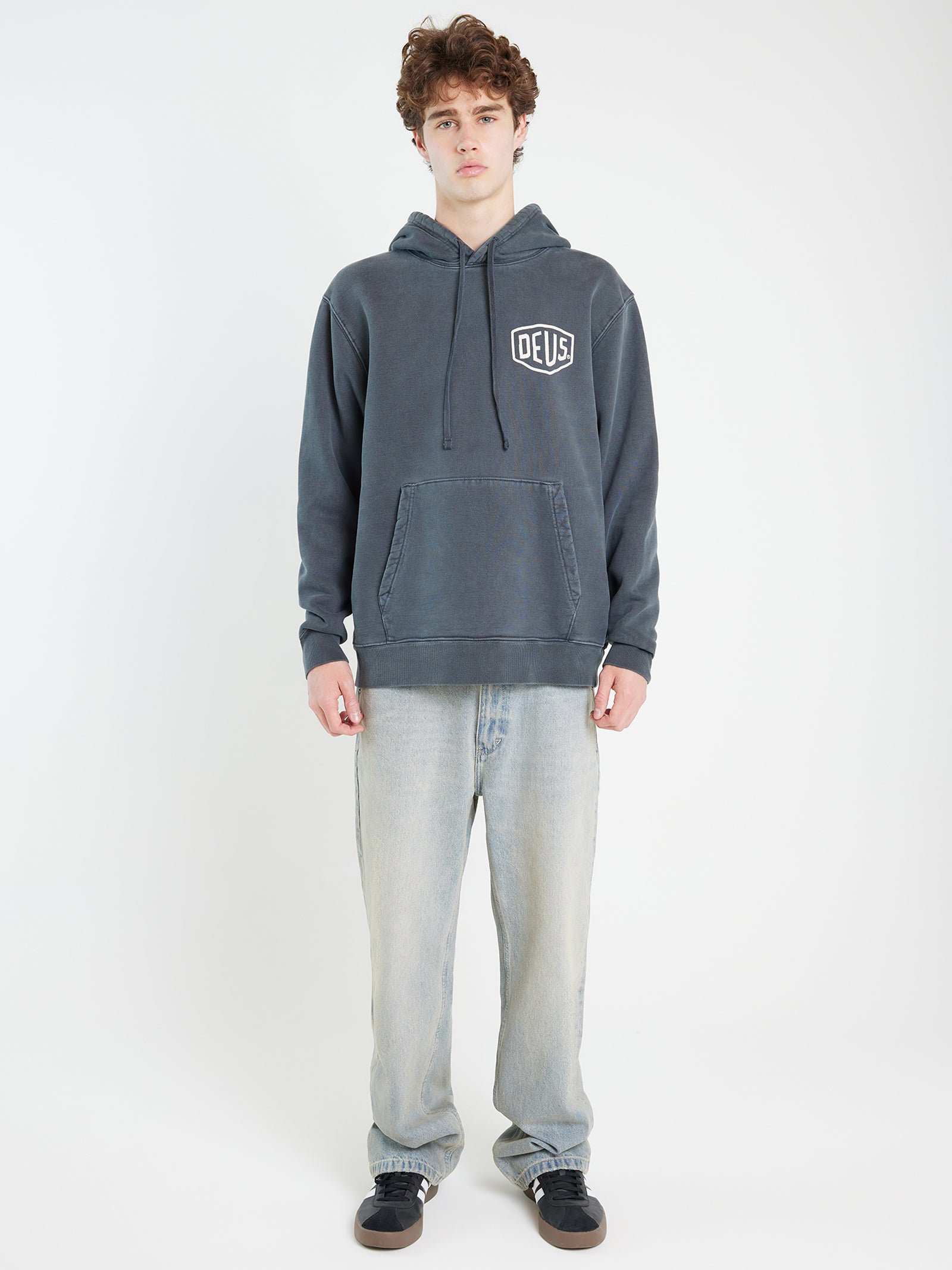 Garment Dyed Shield Hoodie