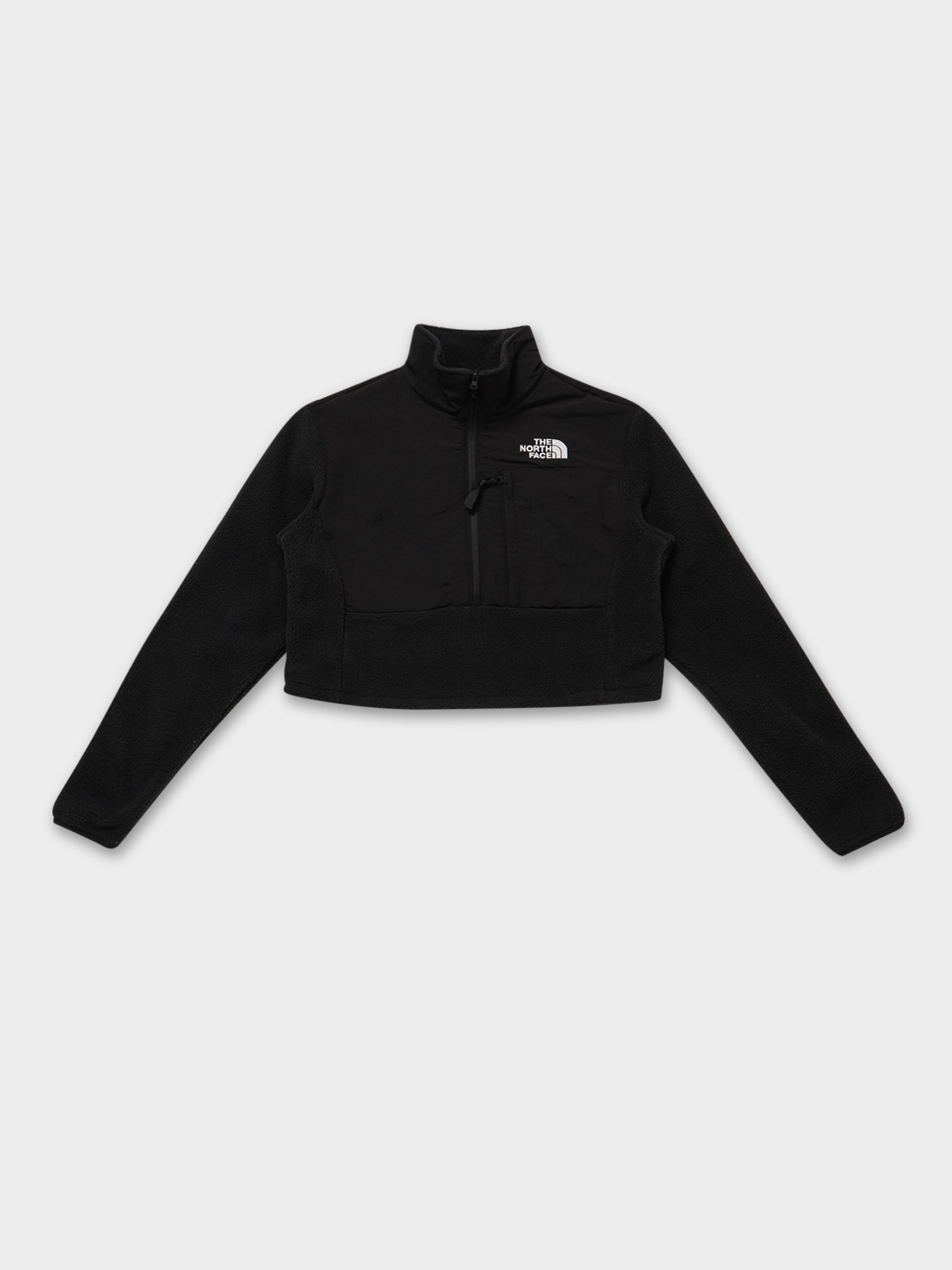 Cropped Denali Fleece in TNF Black