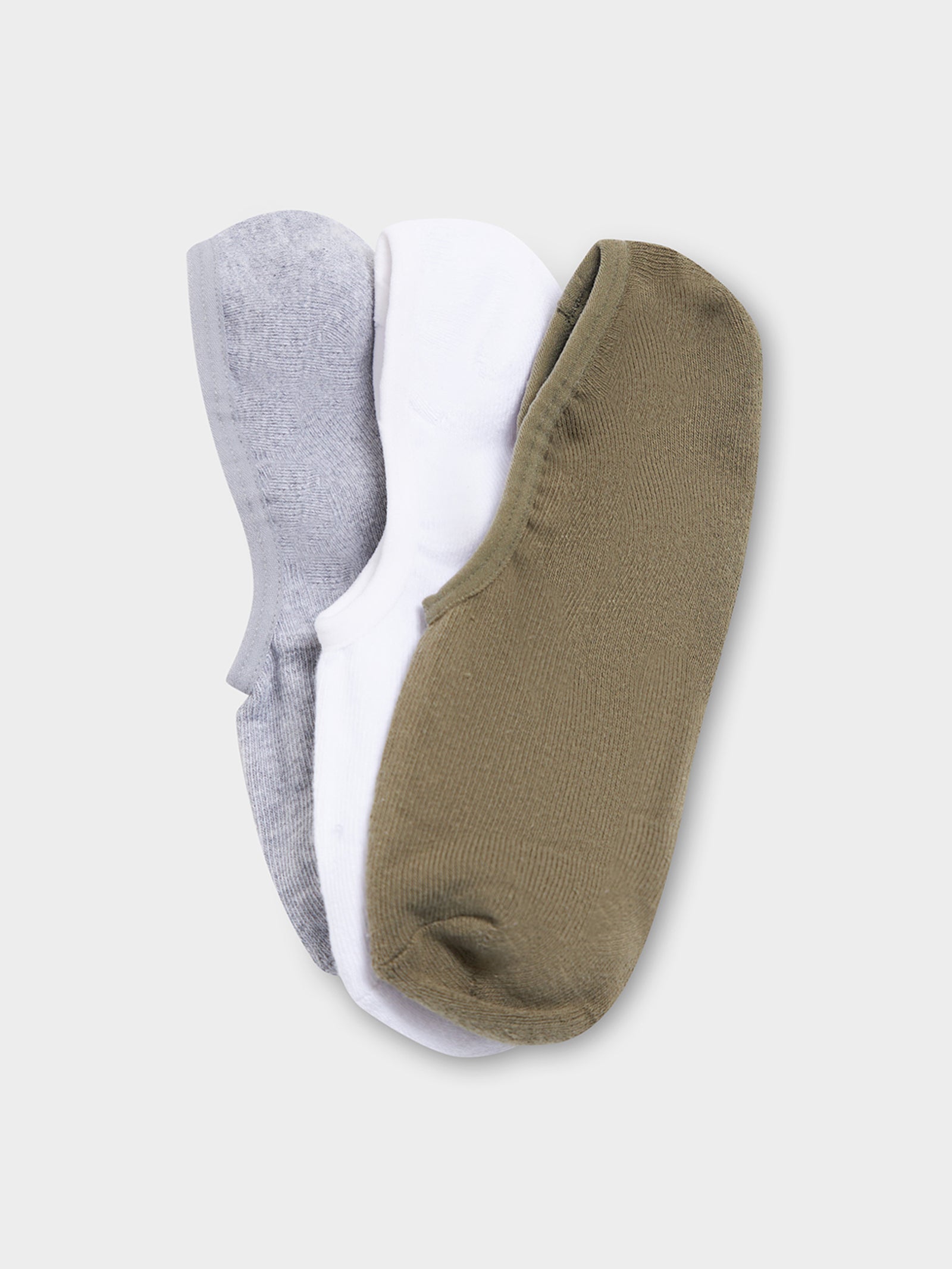 5 Pairs of Invisible Socks in Multi