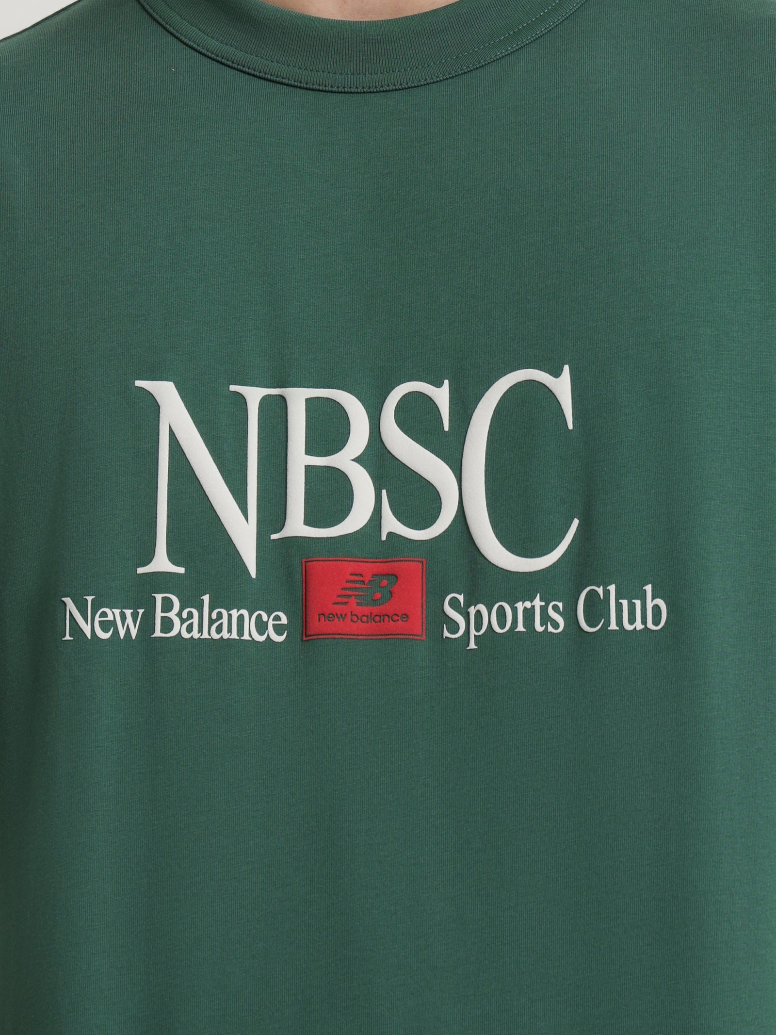 Athletics Sports Club T-Shirt in Bottle Green