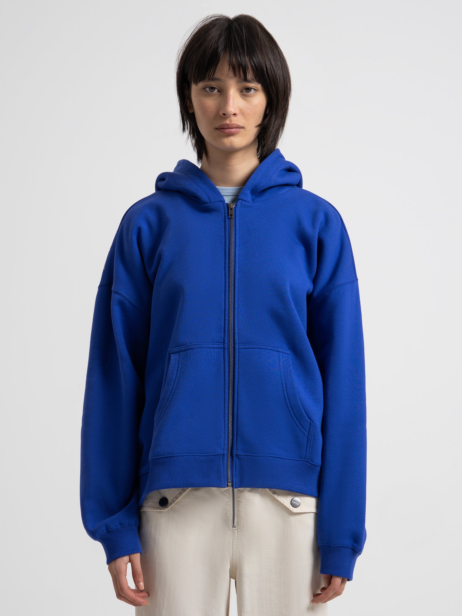 OWWY Origins Zipper Hoodie in Sapphire