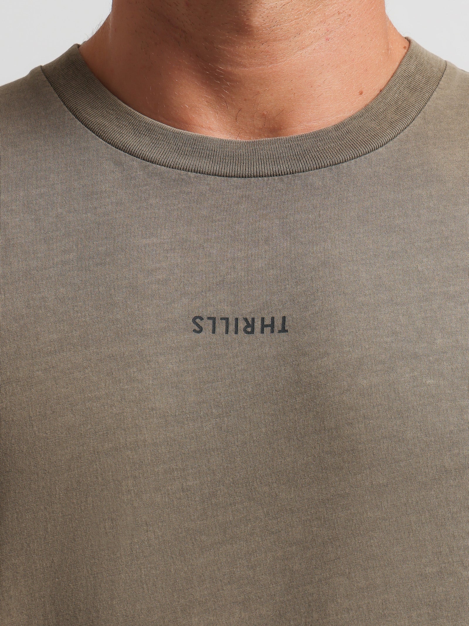 Minimal Thrills Merch Fit T-Shirt in Dune