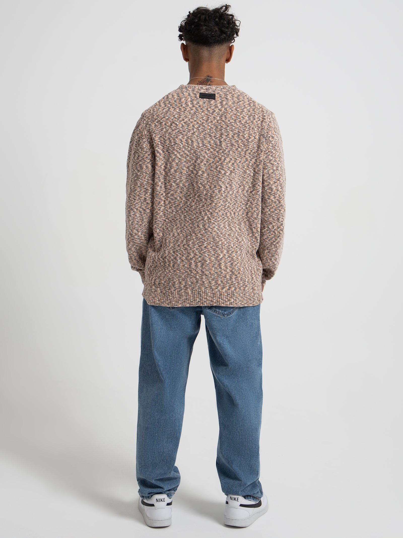 Iris Crew Knit in Beige