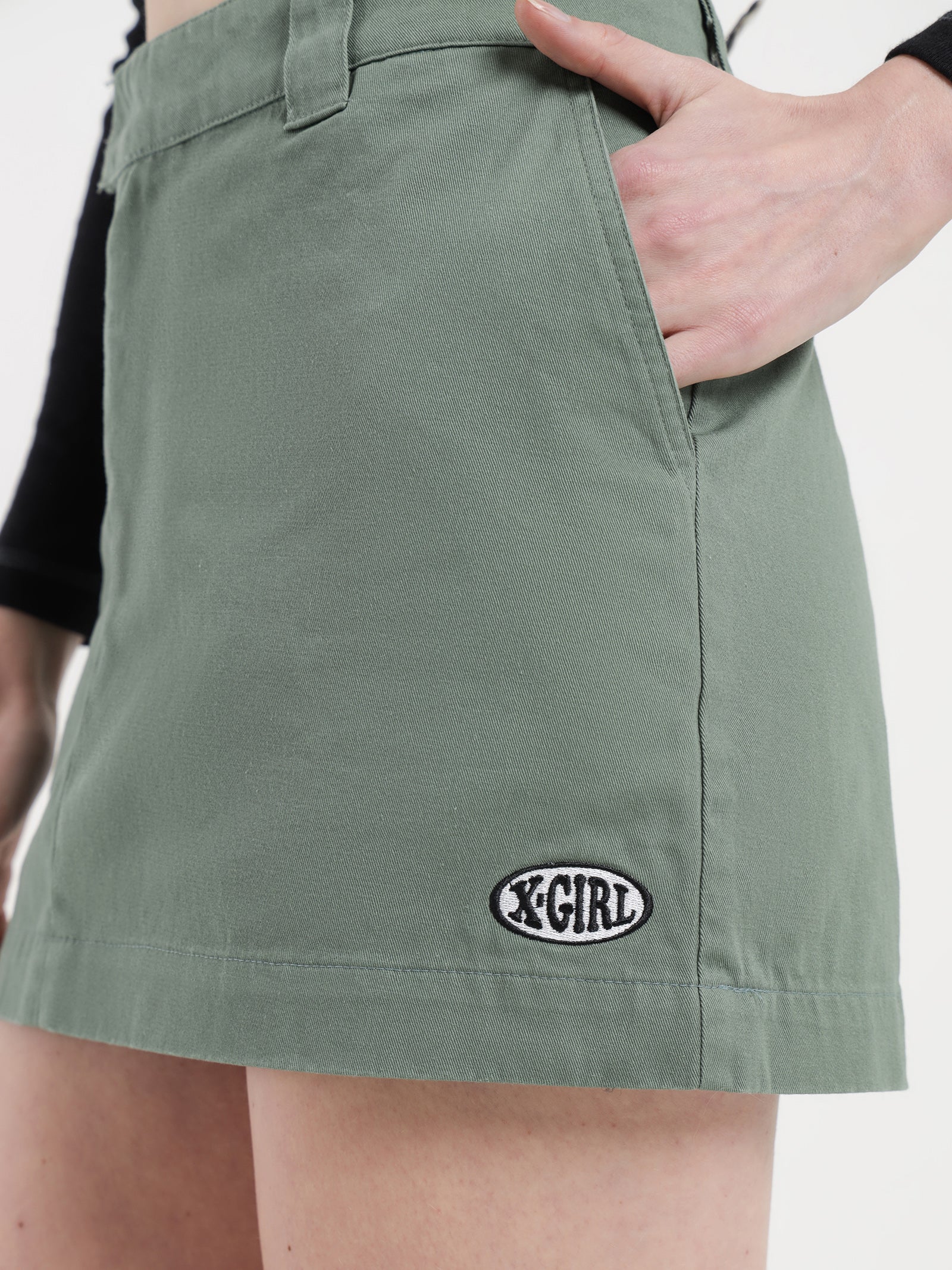 94 Mini Skirt in Sage