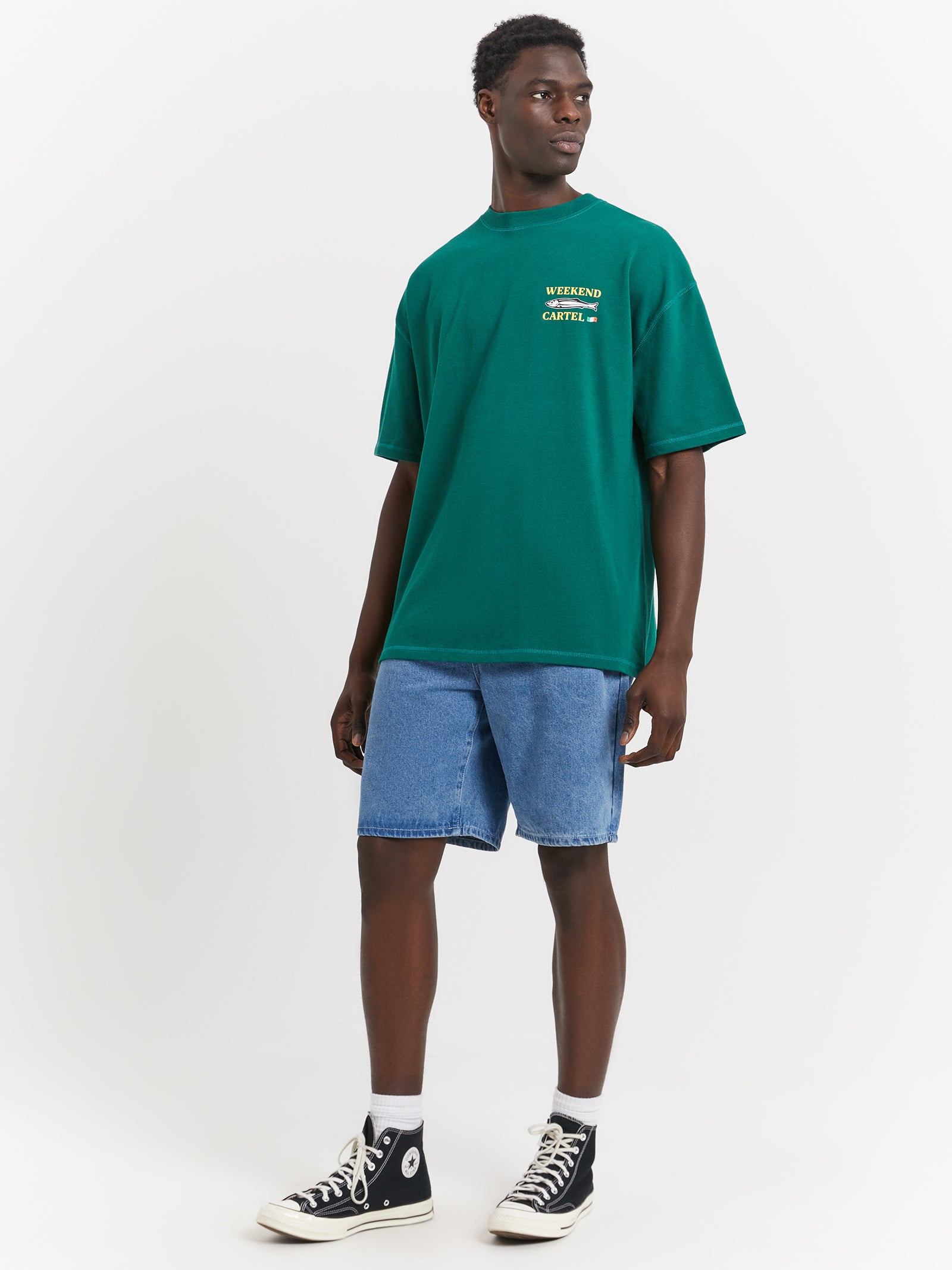 Sardinas T-Shirt in Emerald