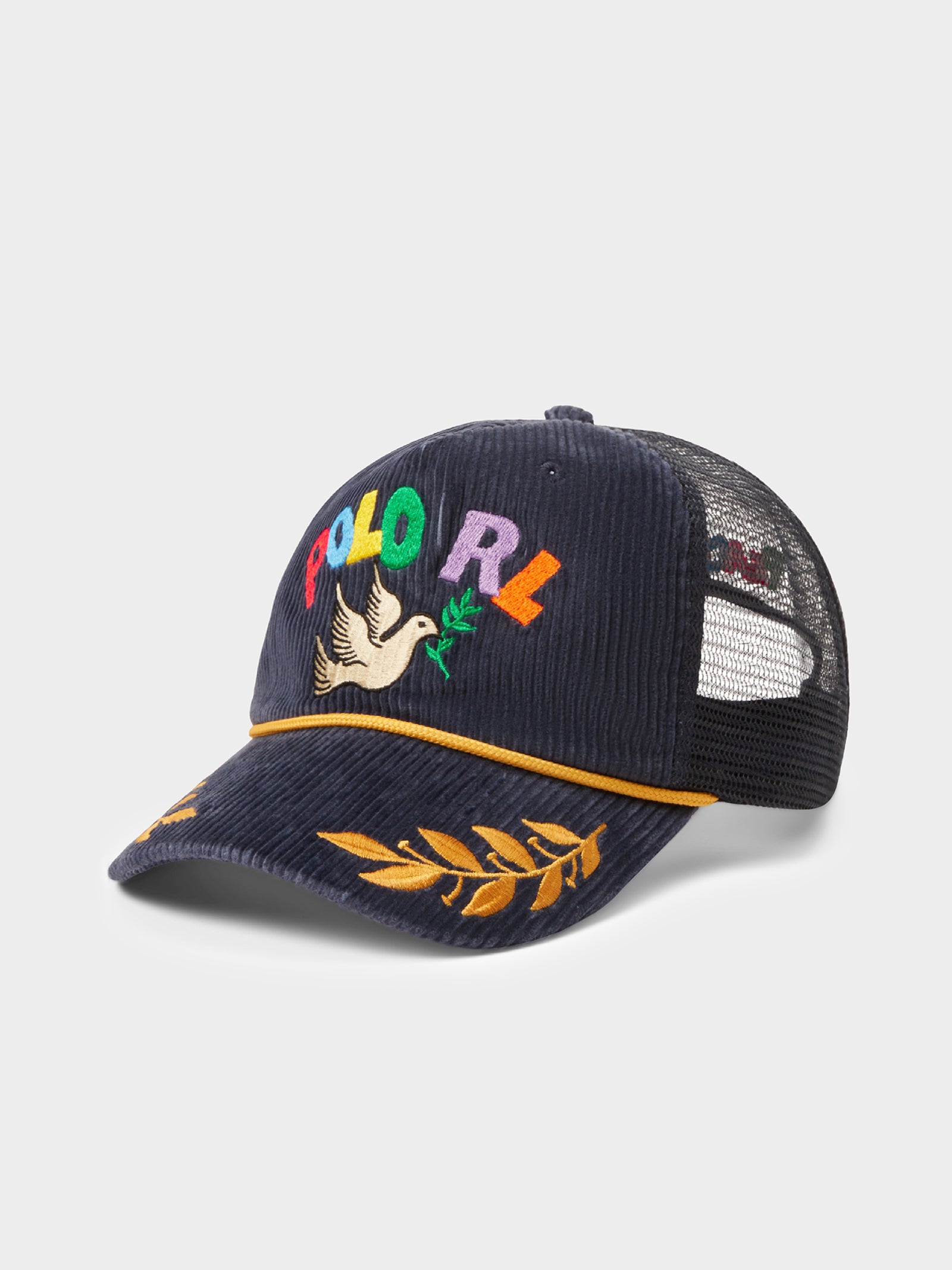 Retro Corduroy Trucker Cap