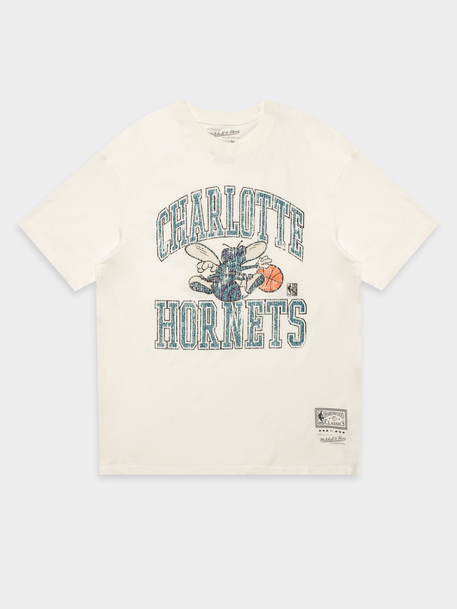 Charlotte Hornets T-Shirt in Vintage White