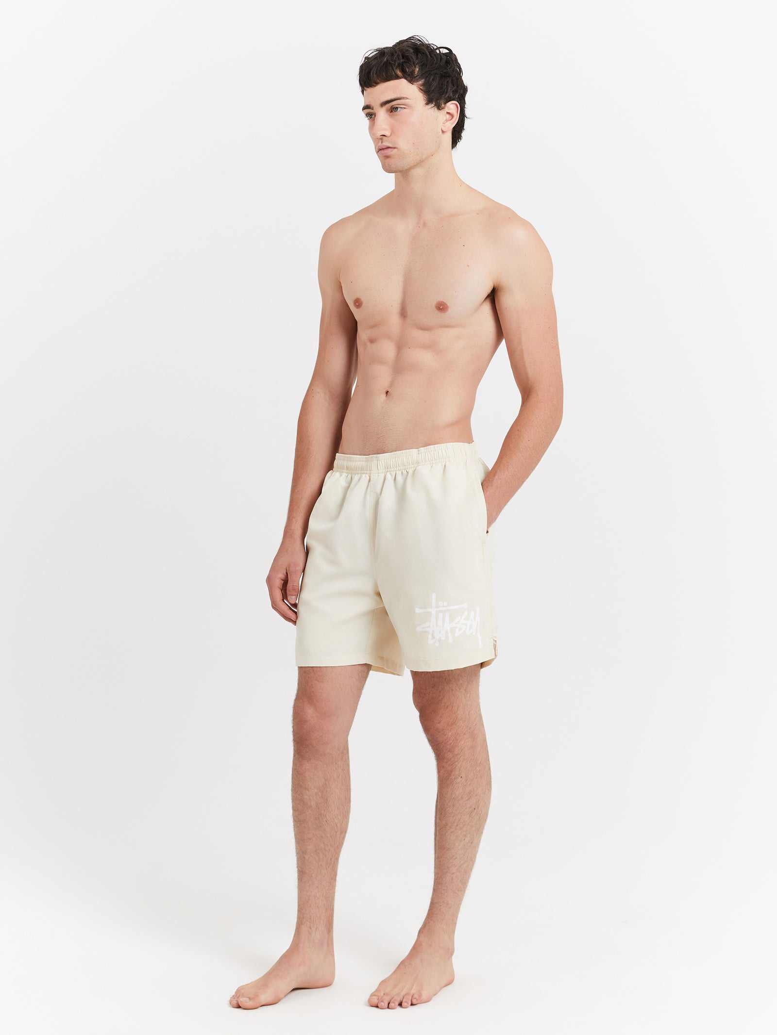 Big Graffiti Watershorts in Cream