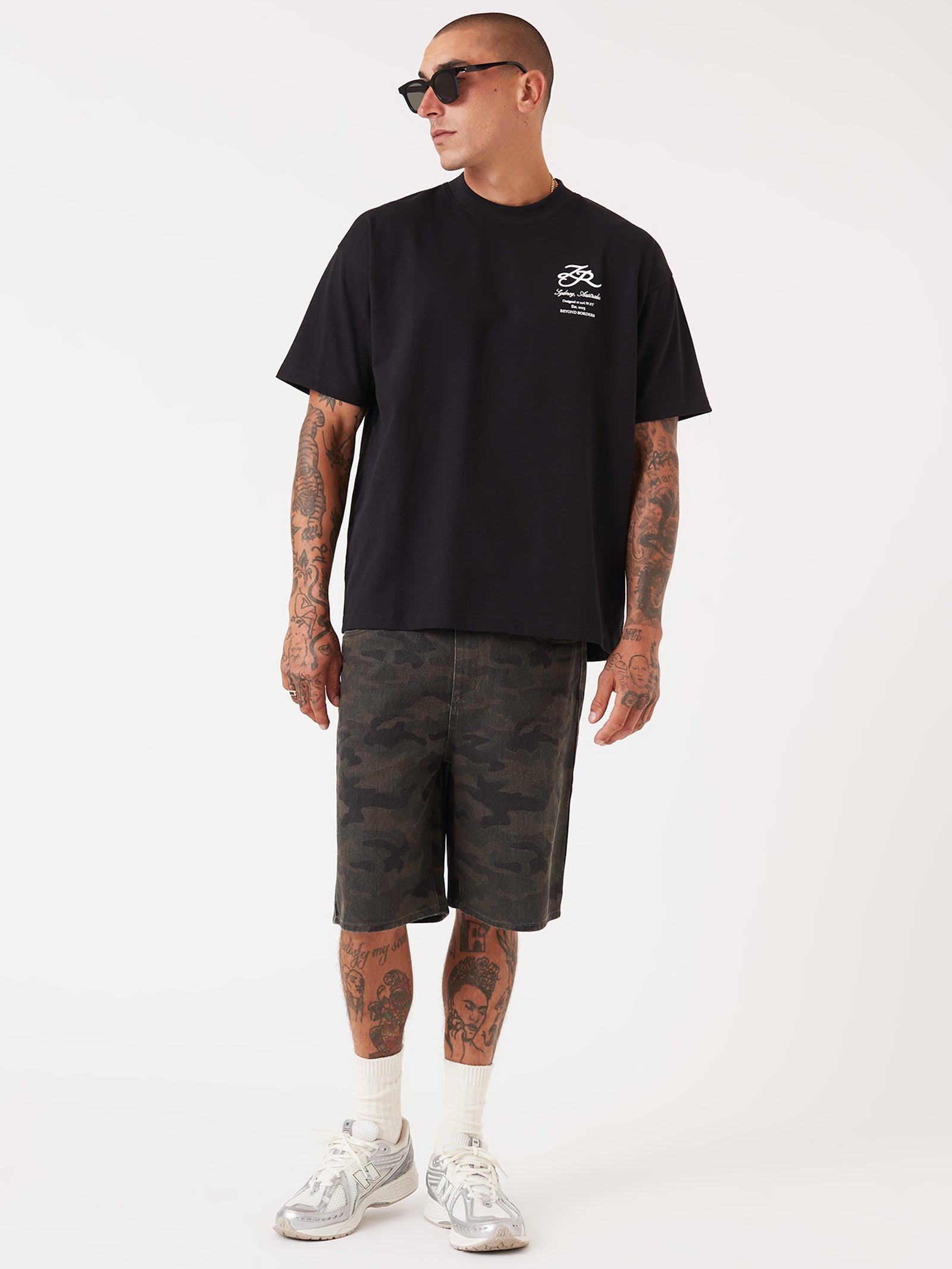 Legacy Denim Short In Dark Camo