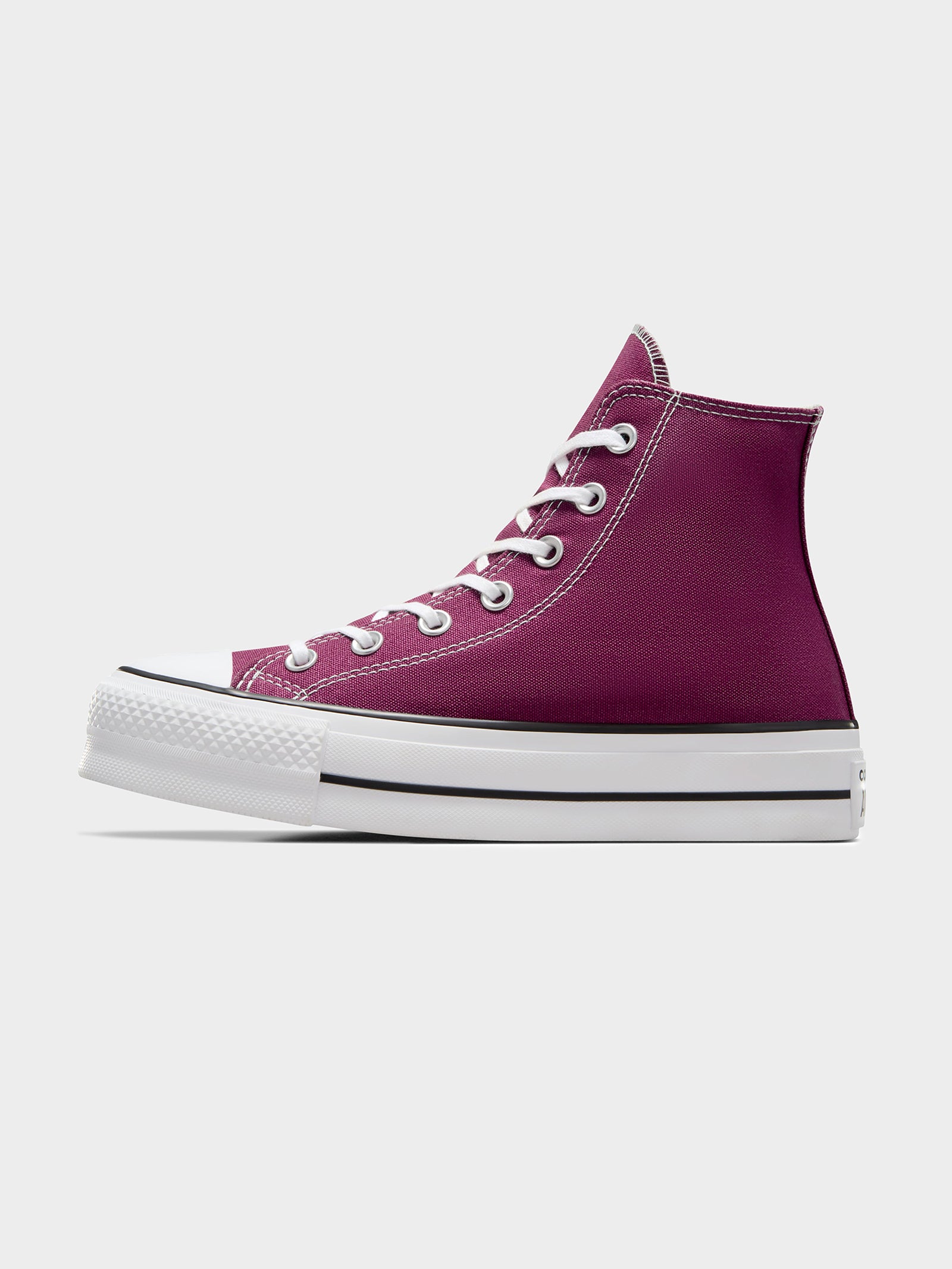 Womens Chuck Taylor All Star Lift High Top Sneakers in Legend Berry