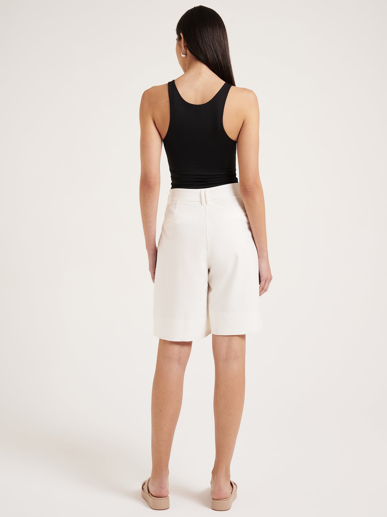 Shanti Tailored Shorts in White