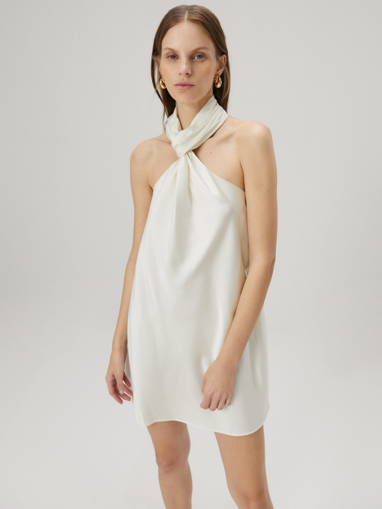 Keren Dress in Ivory