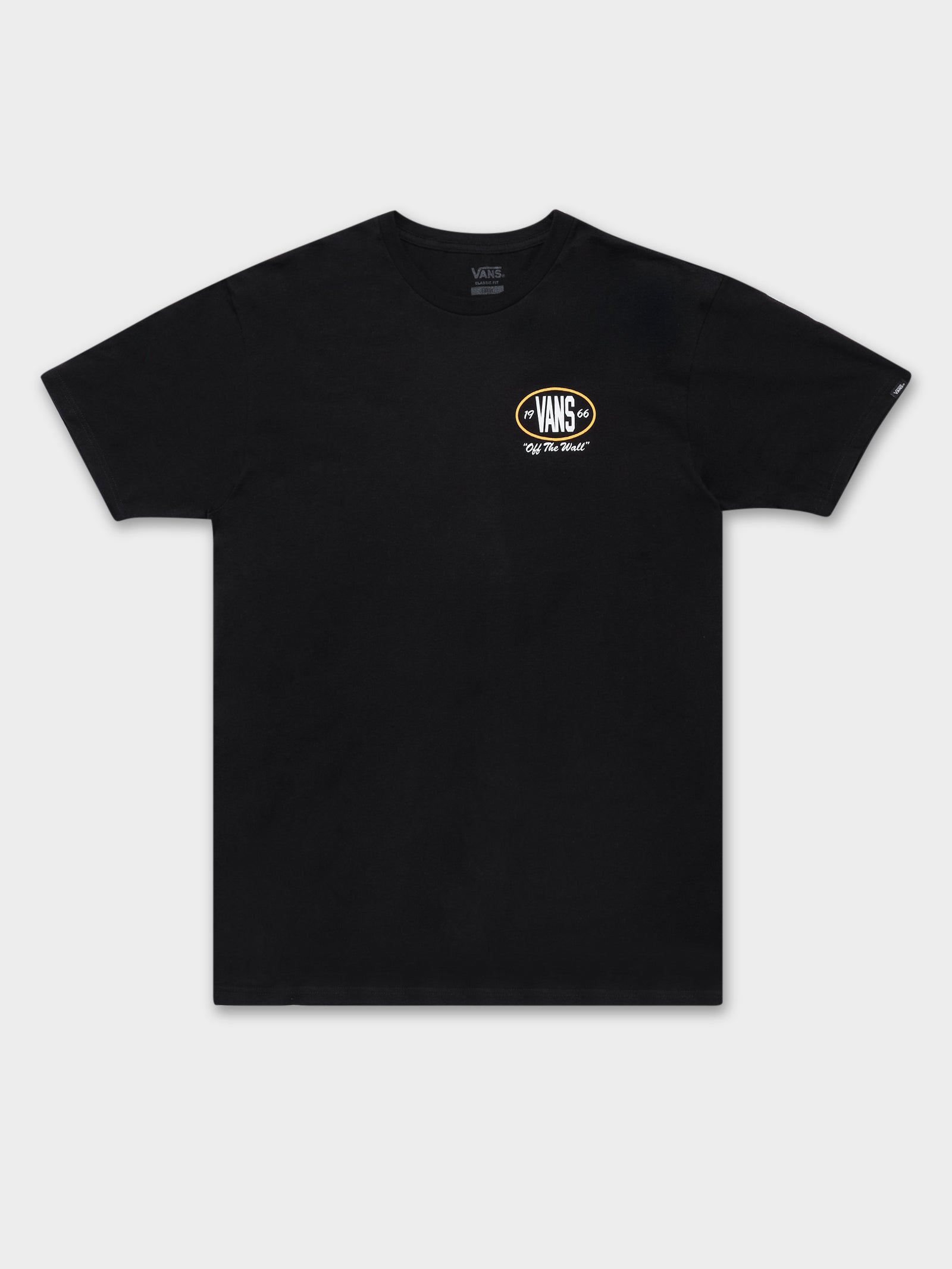 Team Player Checkerboard T-Shirt in Black