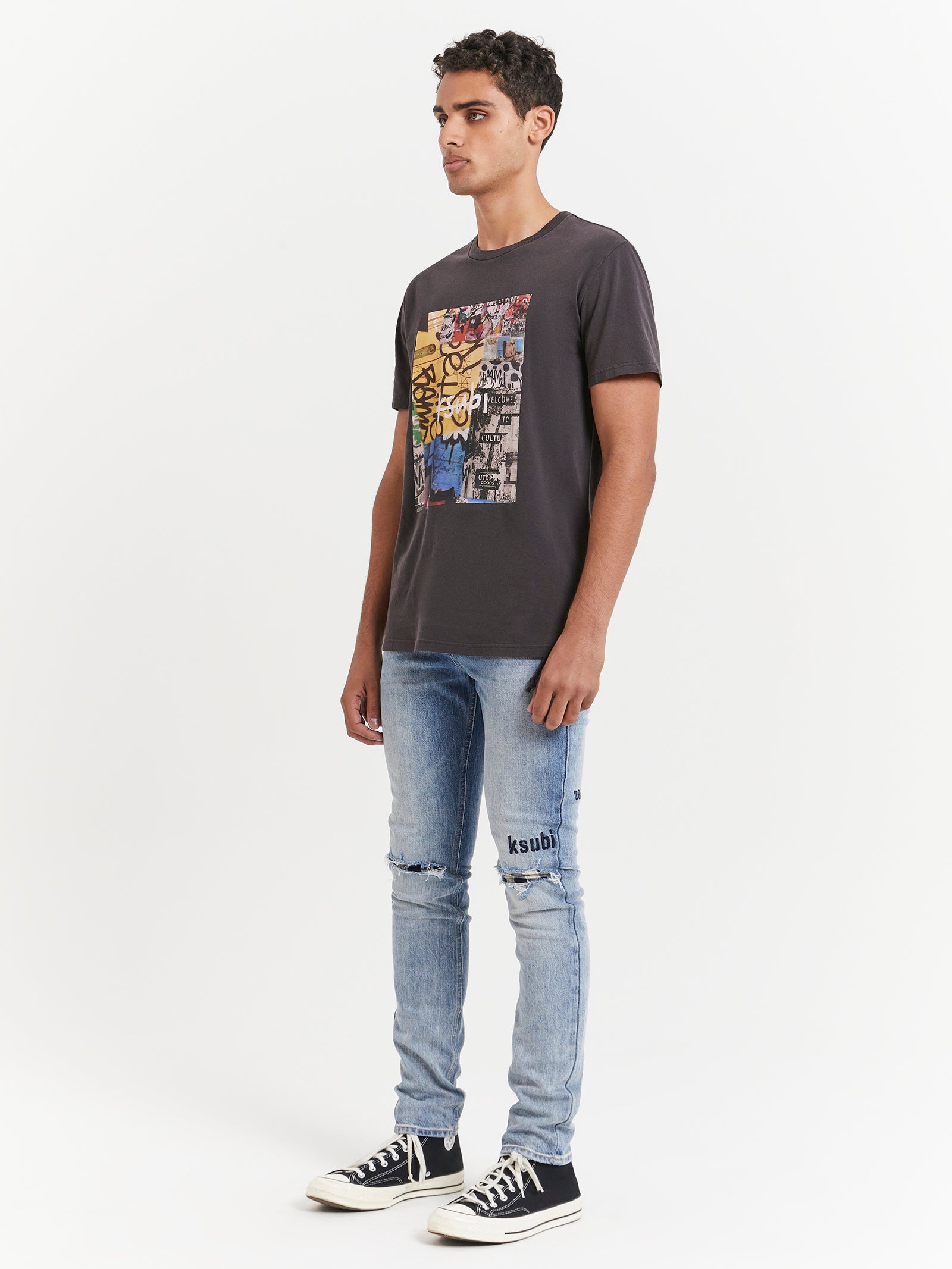 Chitch Self Repair Jeans in Denim