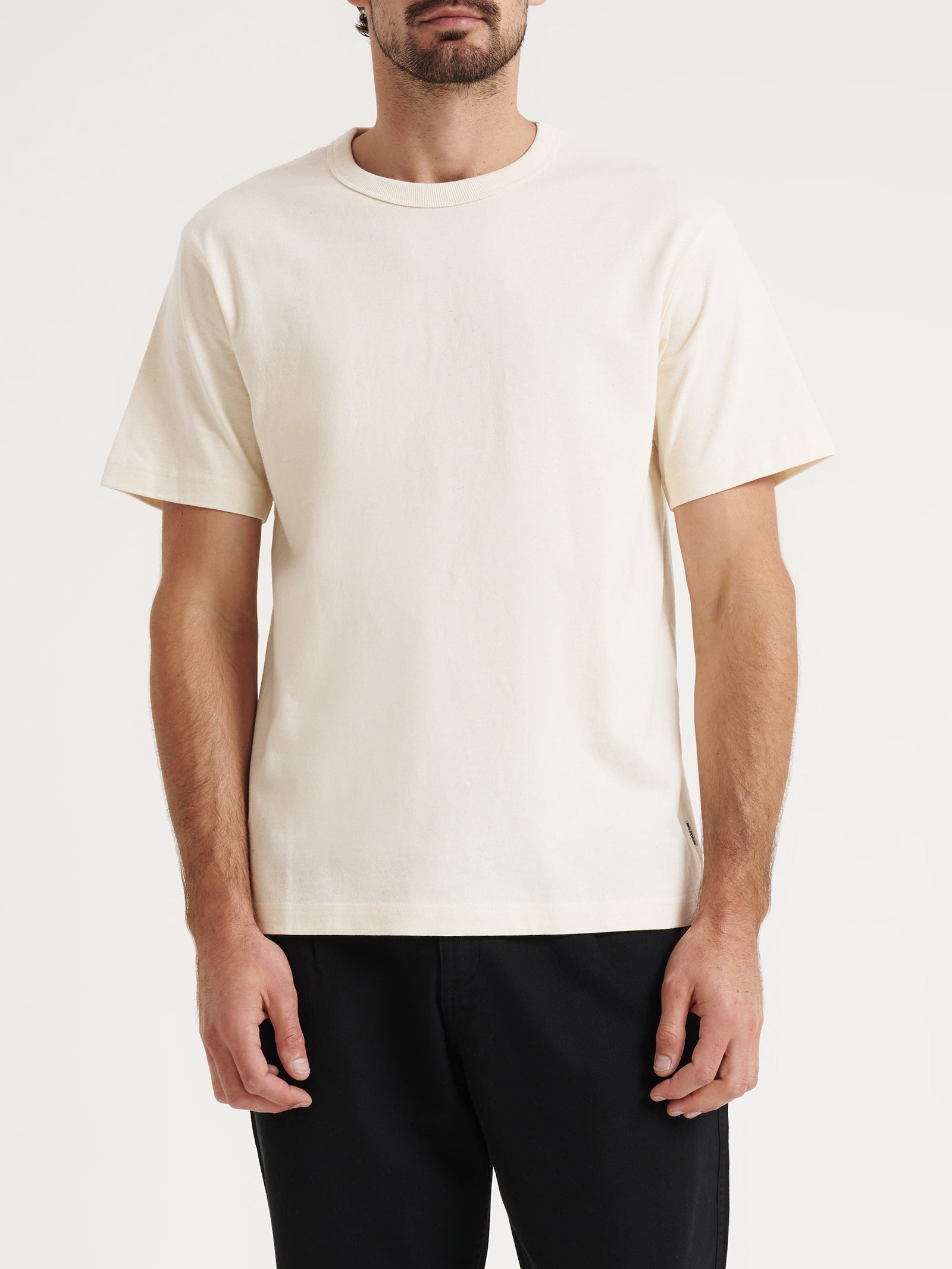 Heavyweight Crew T-Shirt in Natural