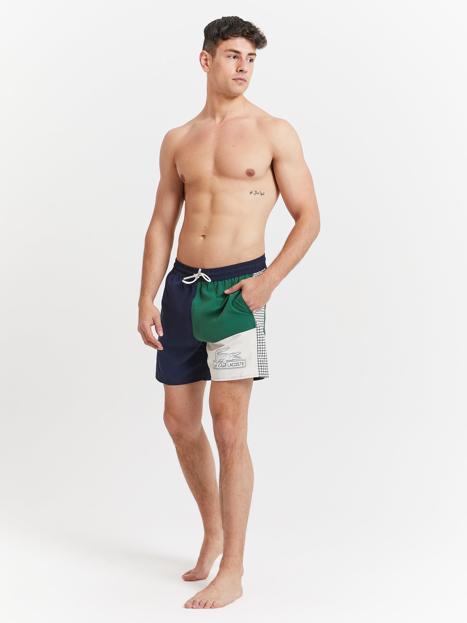 Neo Heritage Le Club Swim Shorts in Navy