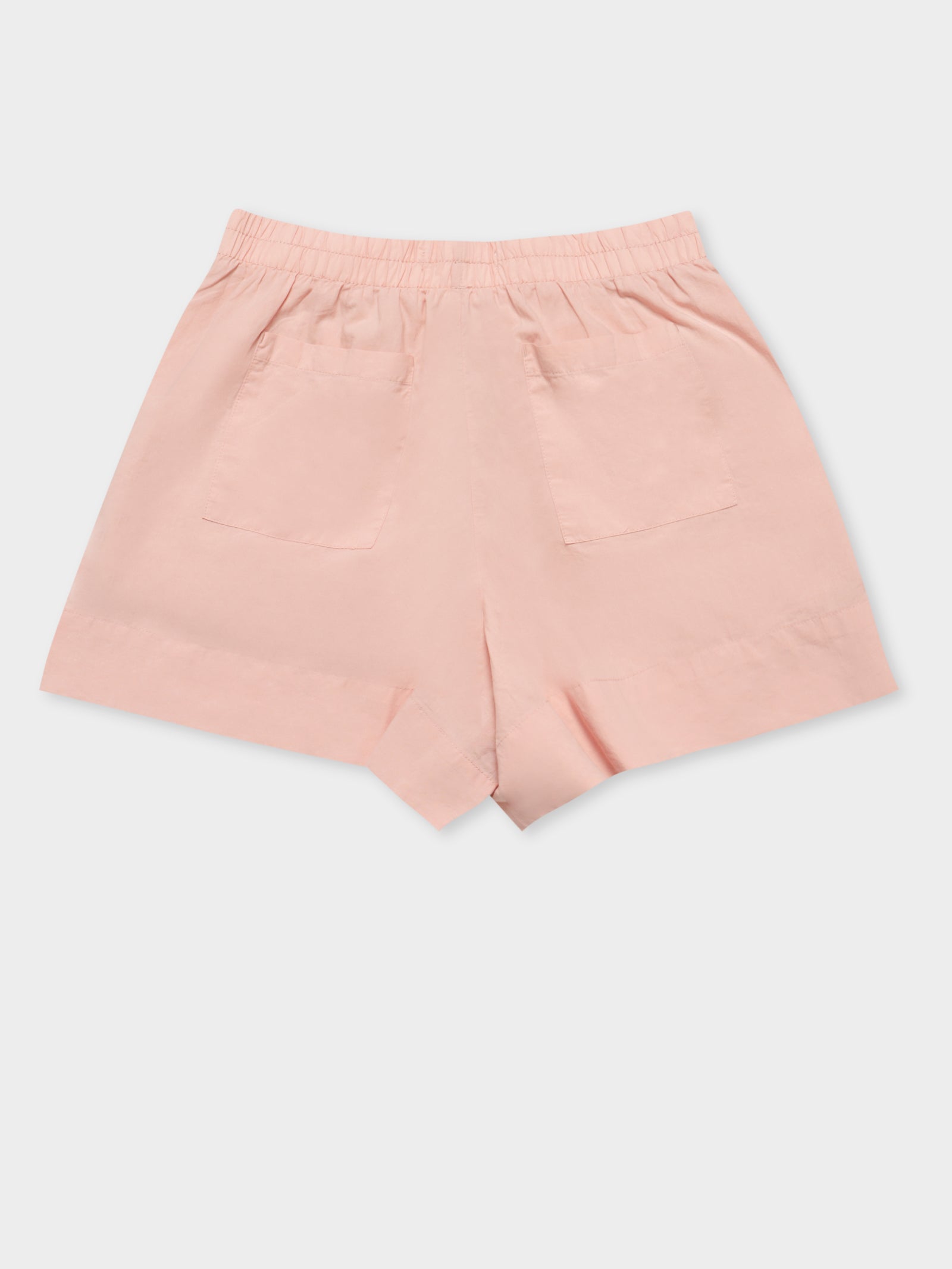 Naya Washed Cotton Shorts in Guava