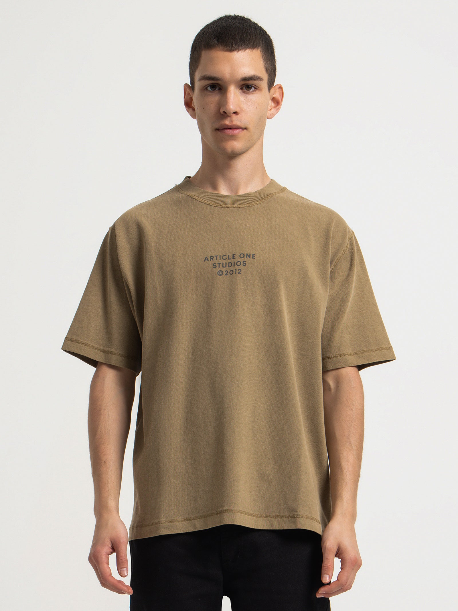 Studio Logo T-Shirt in Bronze