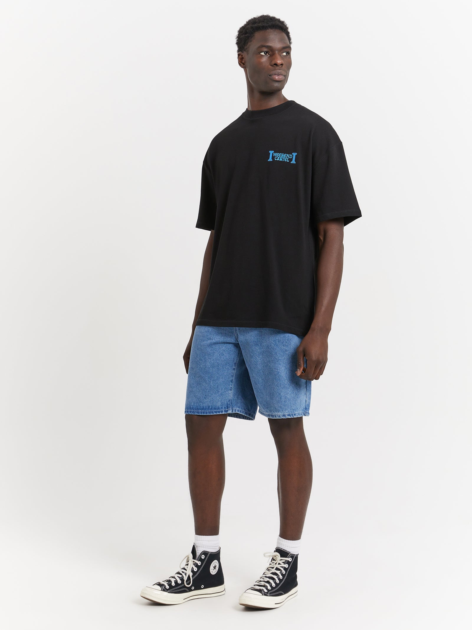 Plinths T-Shirt in Black