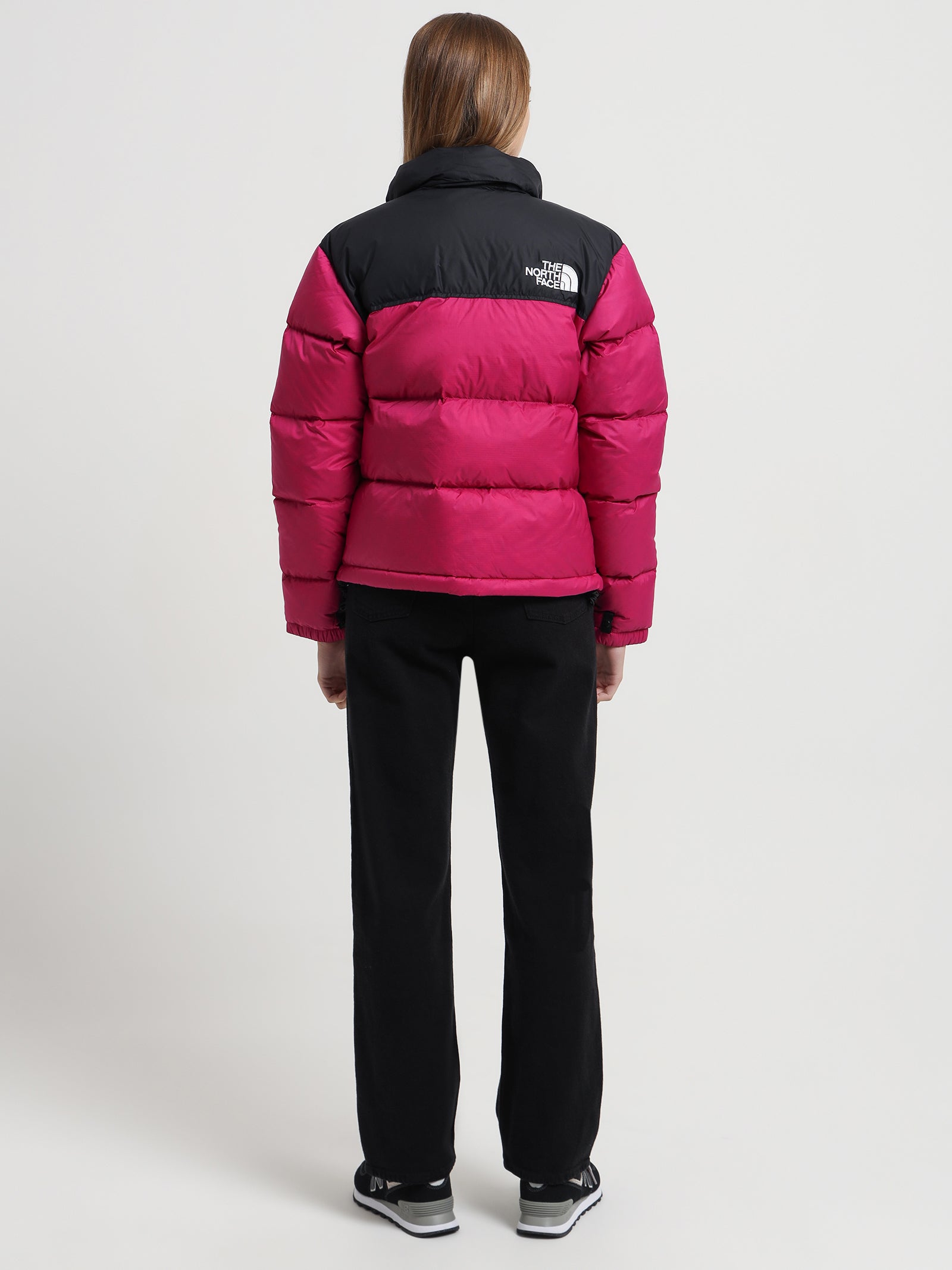 96 Retro Nuptse Puffer Jacket in Fuschia Pink