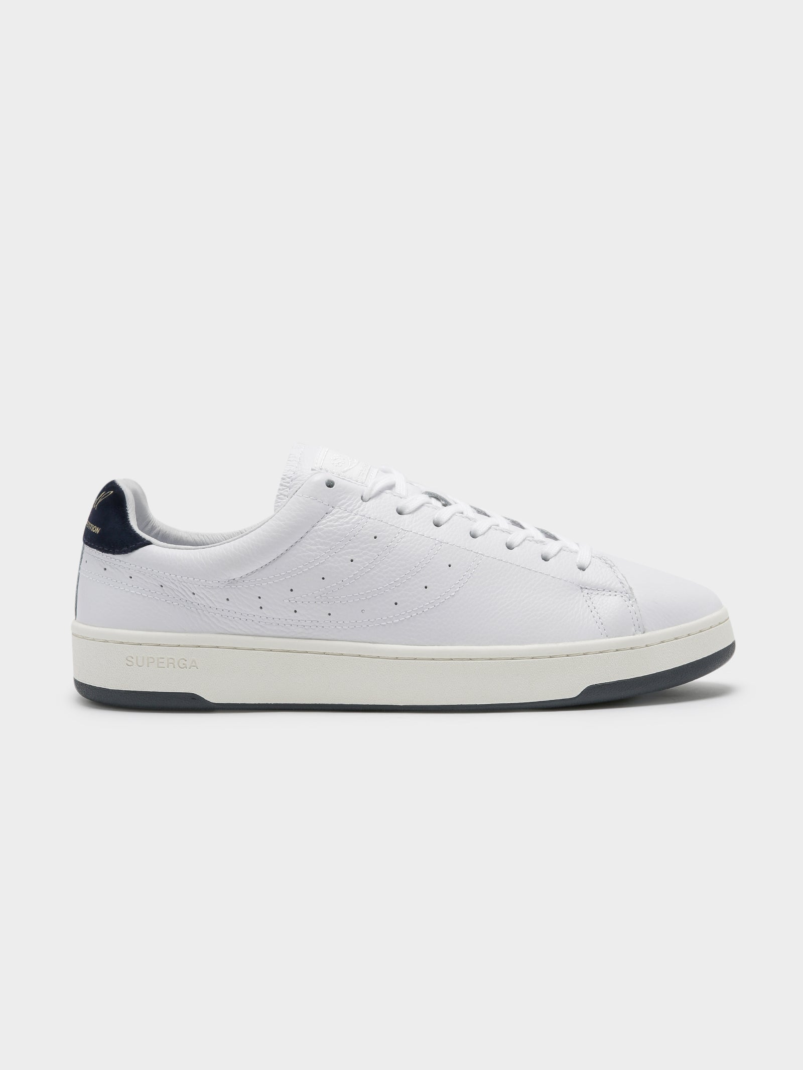 Mens 4833 Match Sneakers in White & Navy