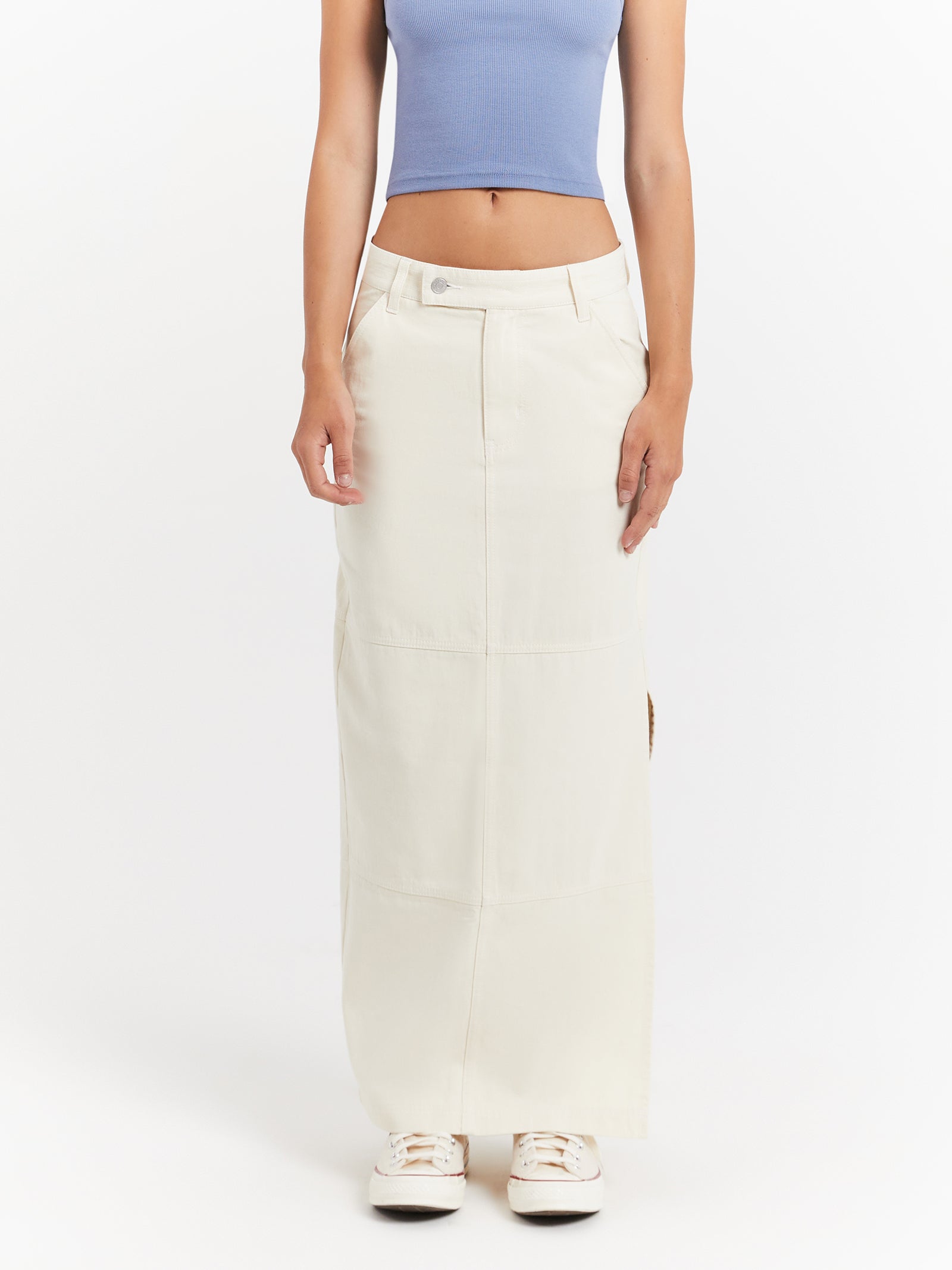 Lenny Maxi Skirt in Cream