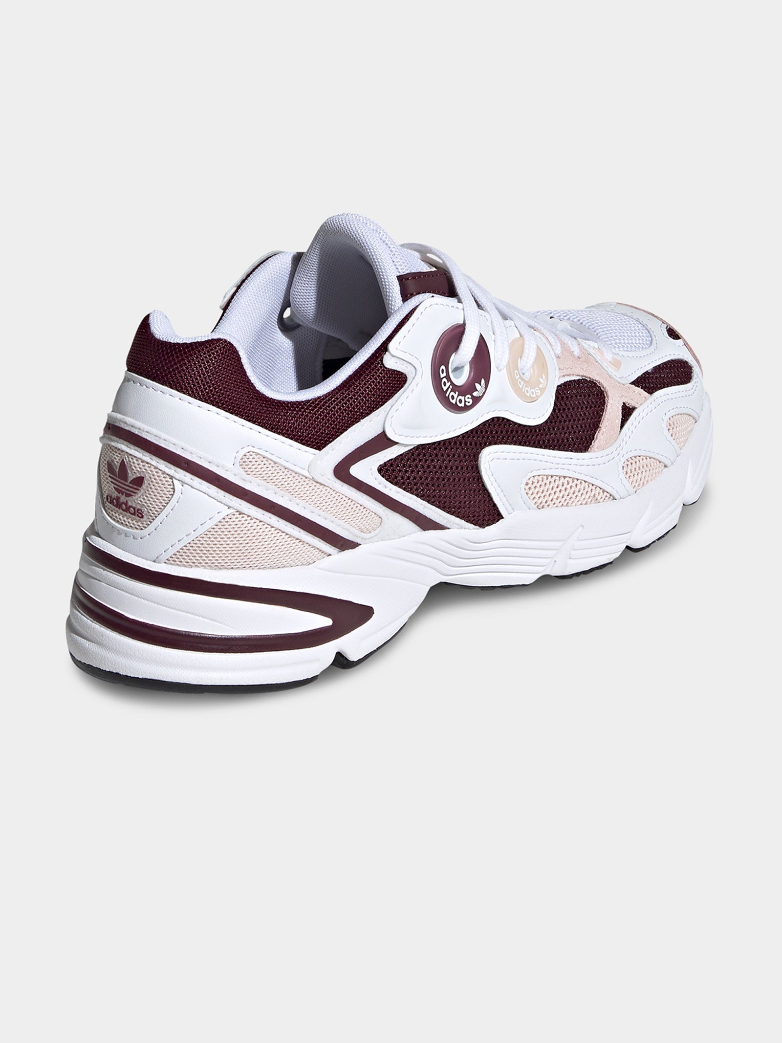 Womens Astir Sneakers in Maroon, Wonder Quartz & Cloud White