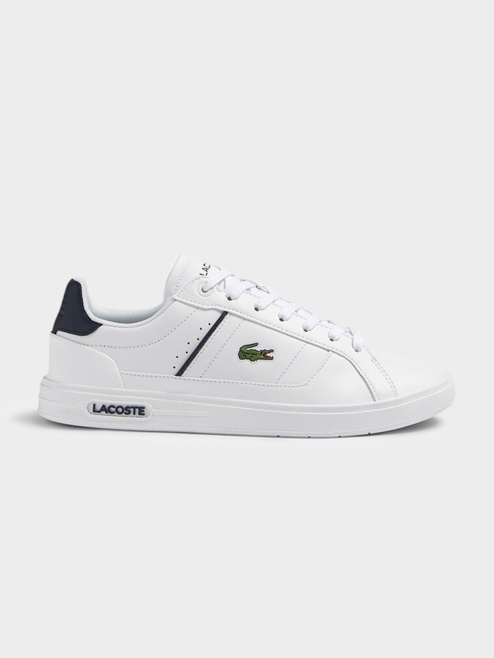 Mens Europa Pro Sneakers in White & Navy