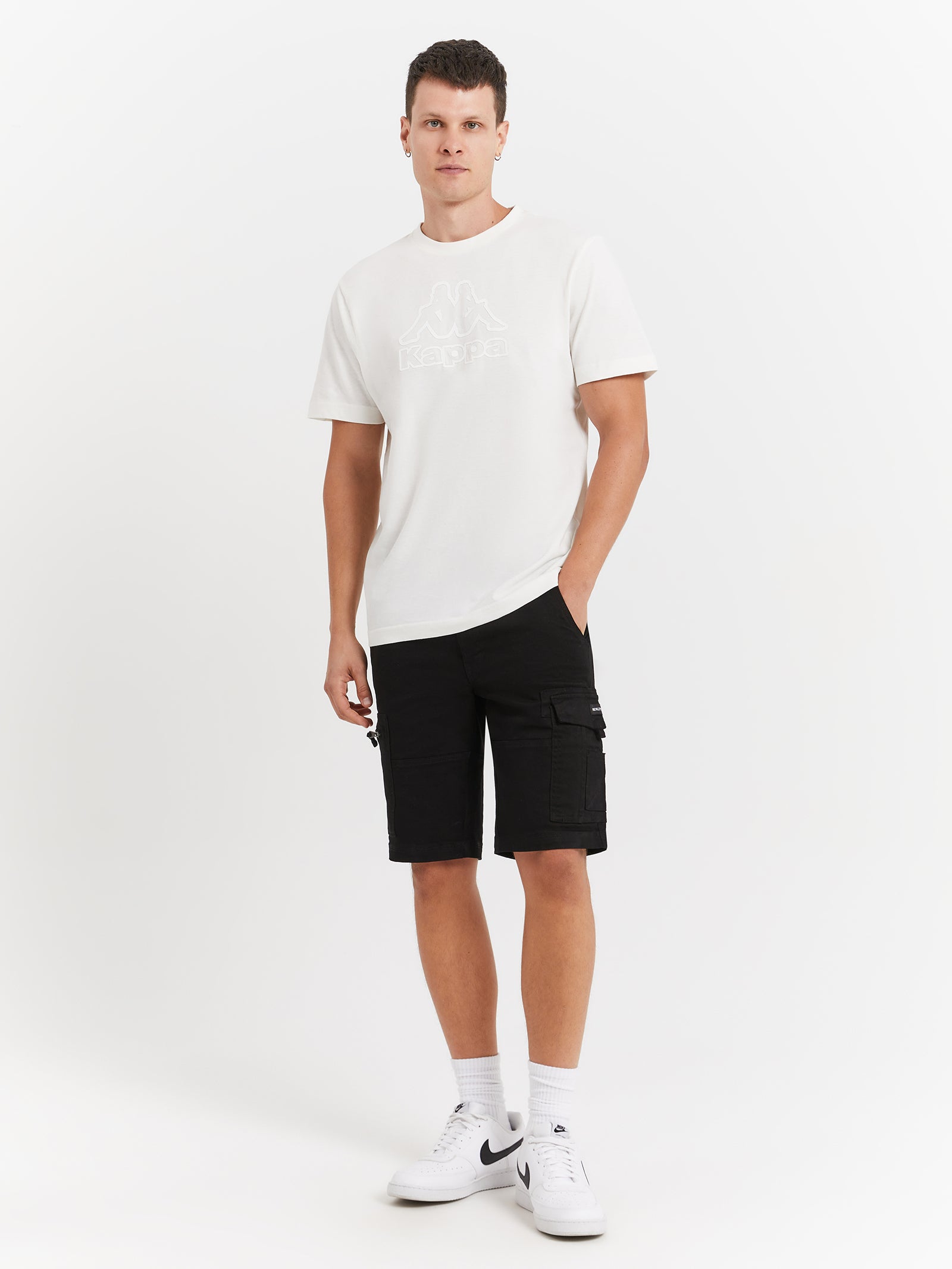 Logo Darto T-Shirt in Off White