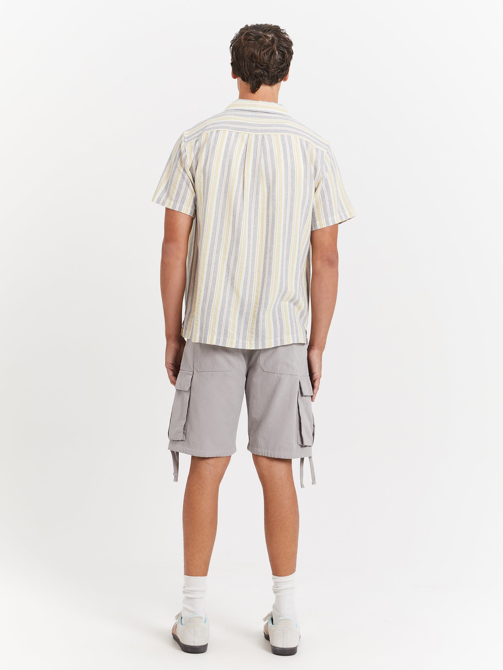 Eka Shirt in Offwhite Stripe