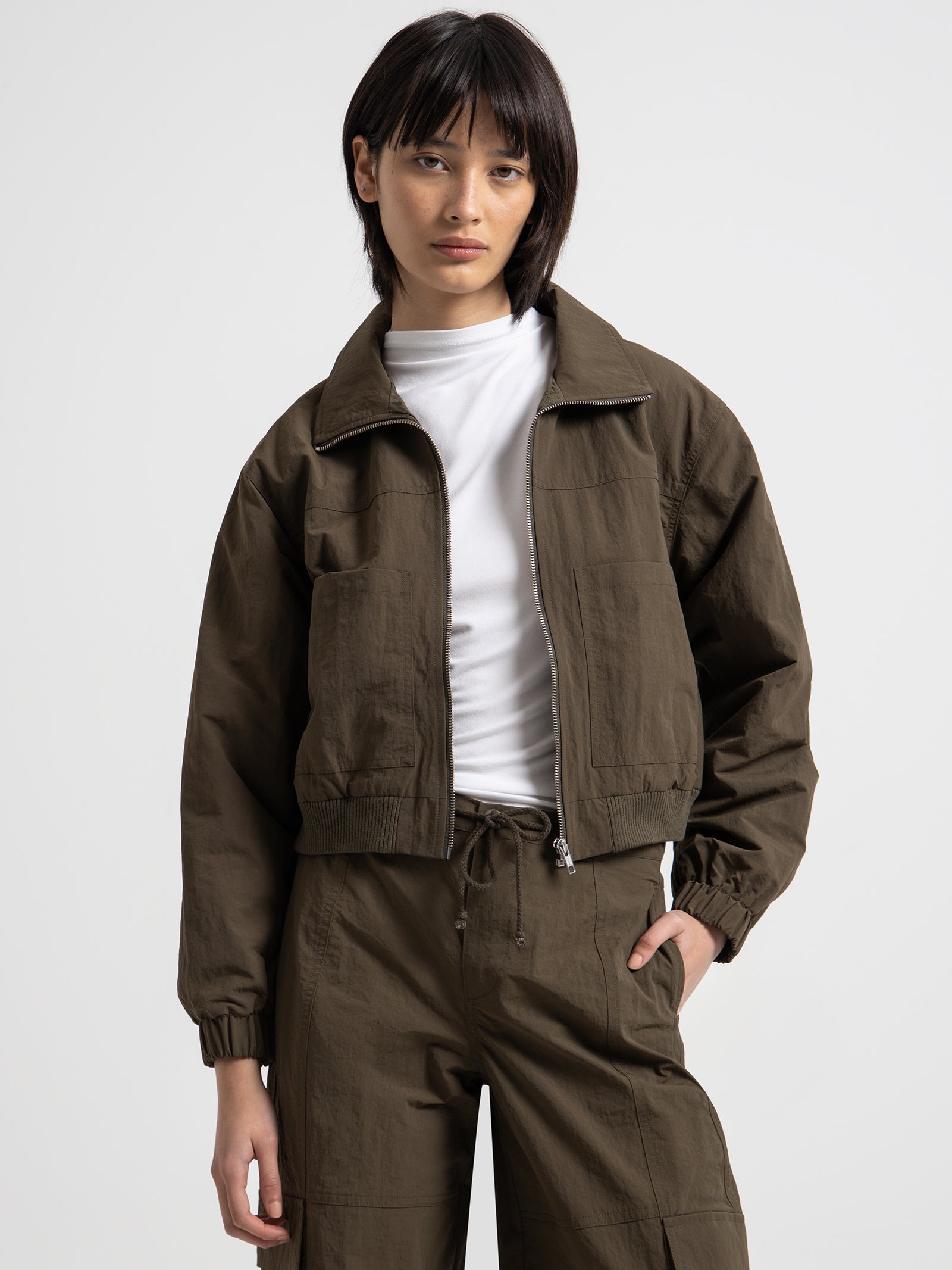 Vida Bomber in Khaki