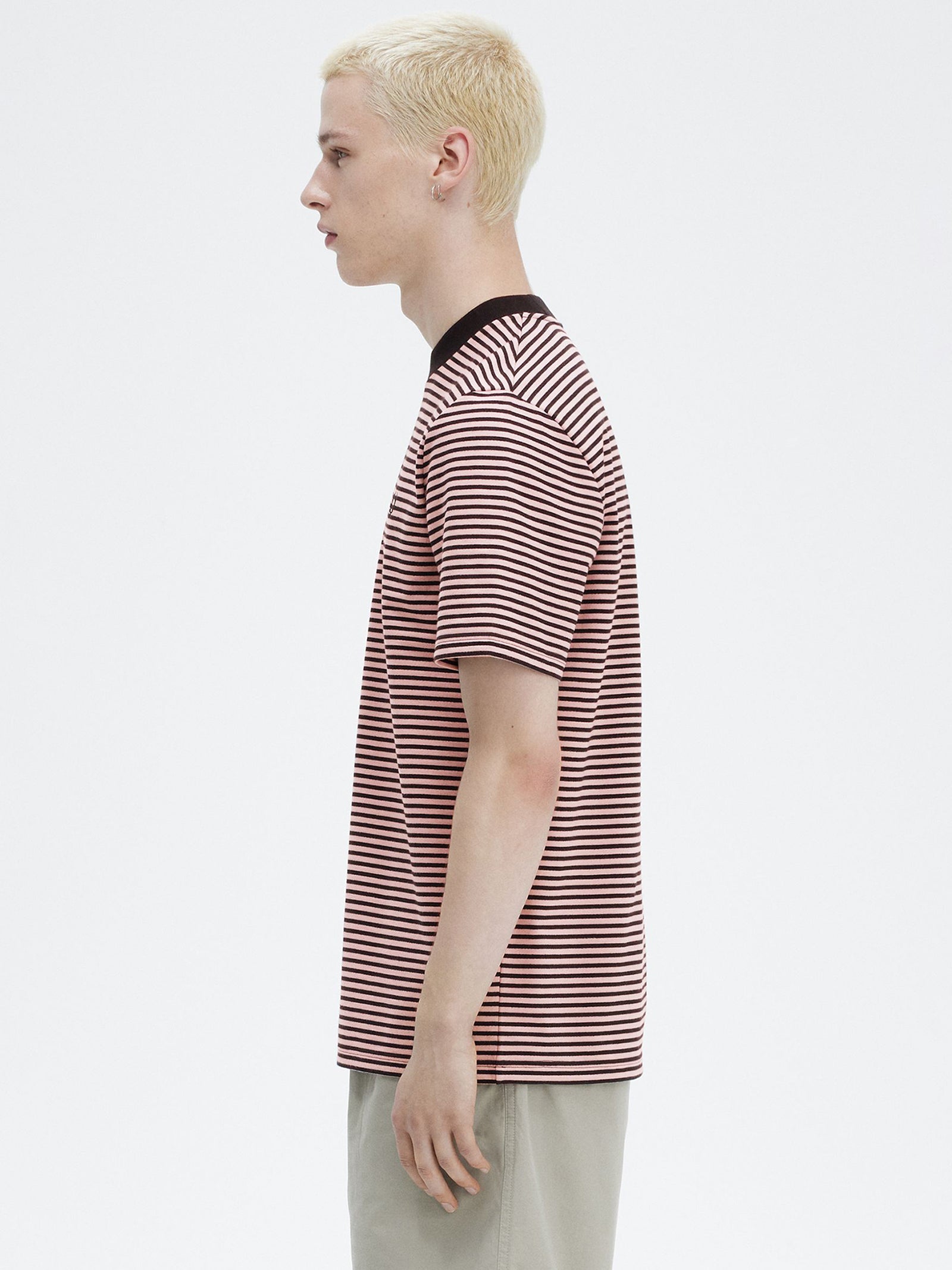 Fine Stripe Heavy Weight T-Shirt