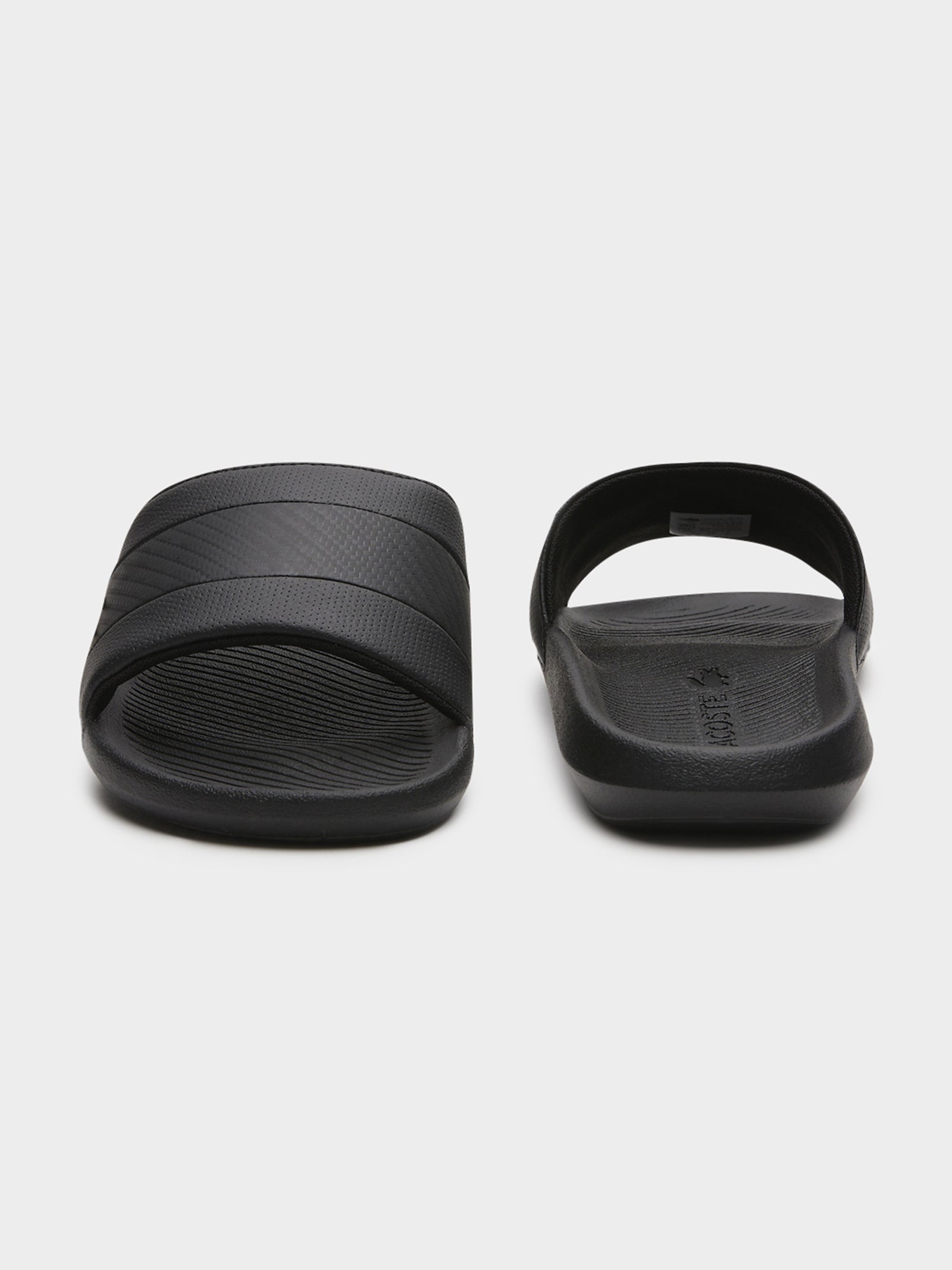 Mens Serve Slide Hybrid Slides in Black