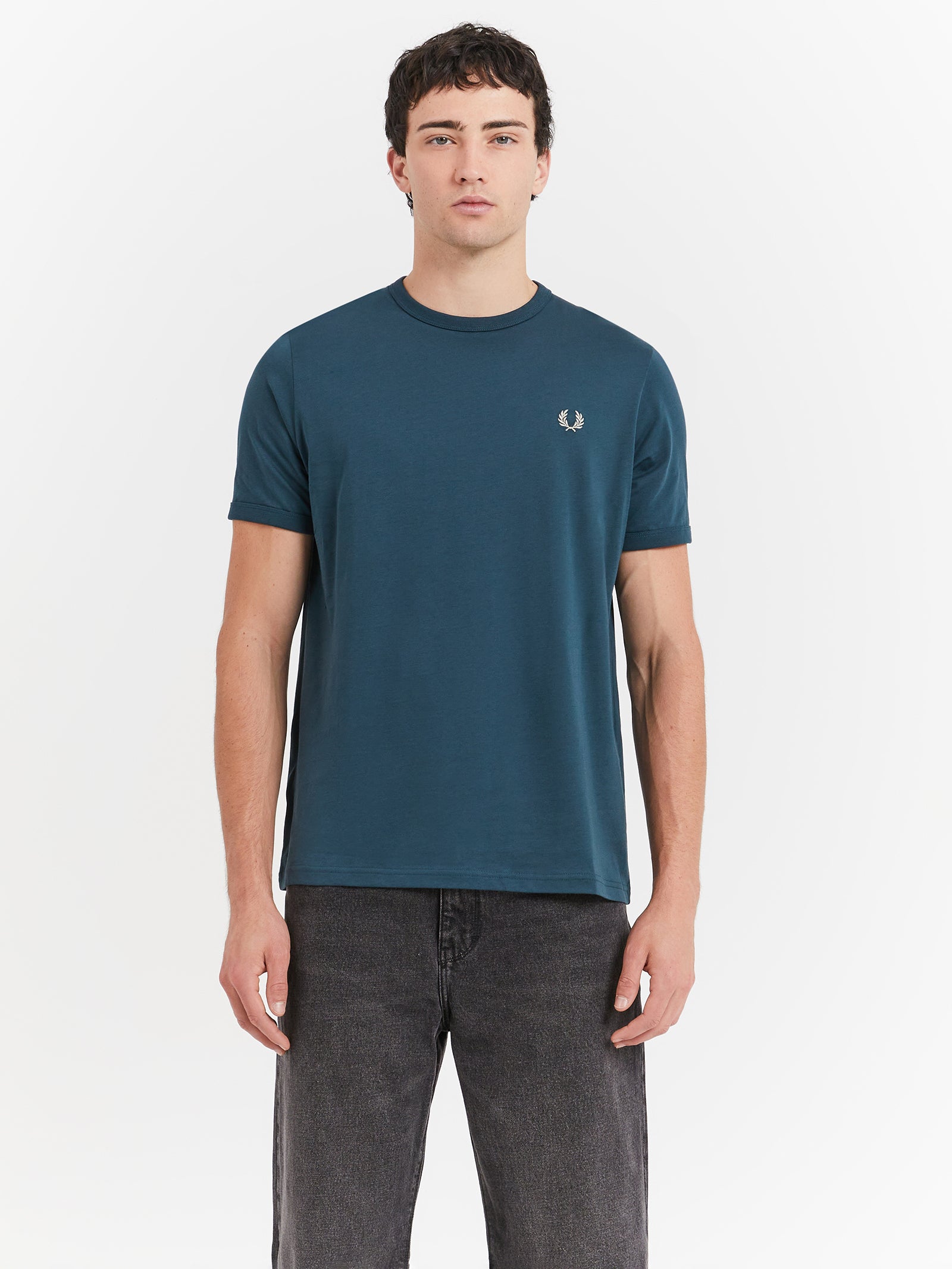 Ringer T-Shirt in Field Green