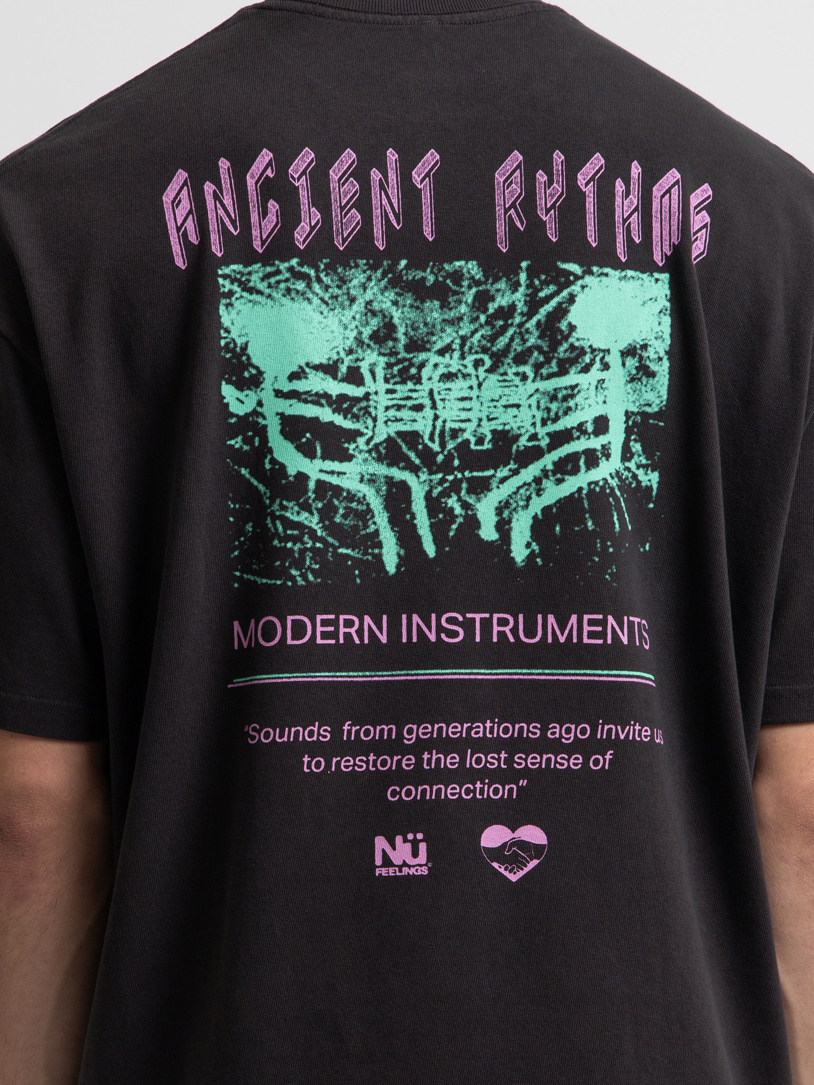 Ancient Rythm T-Shirt in Black