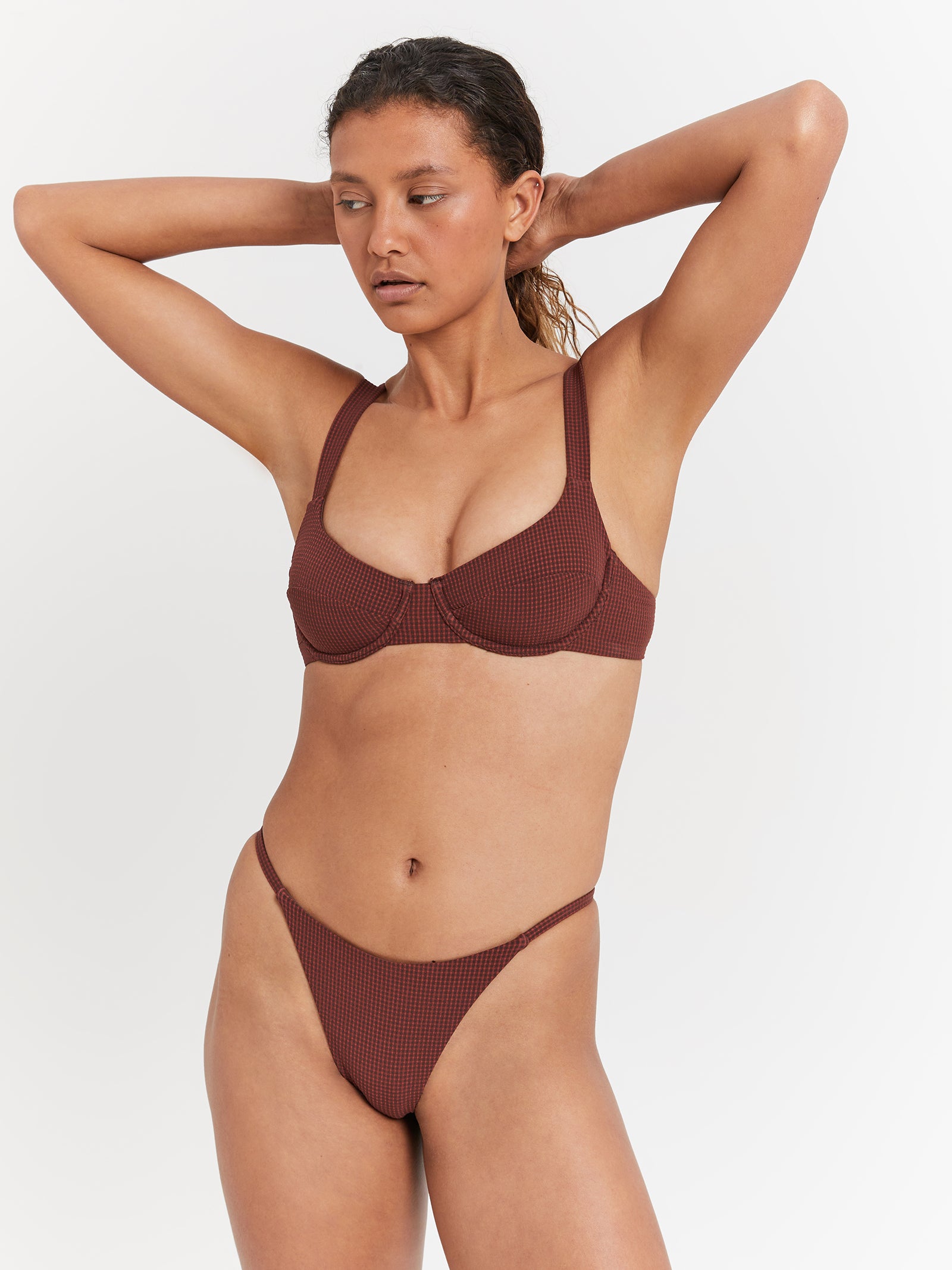 Paradise Code Underwire Bikini Top in Chimney Red