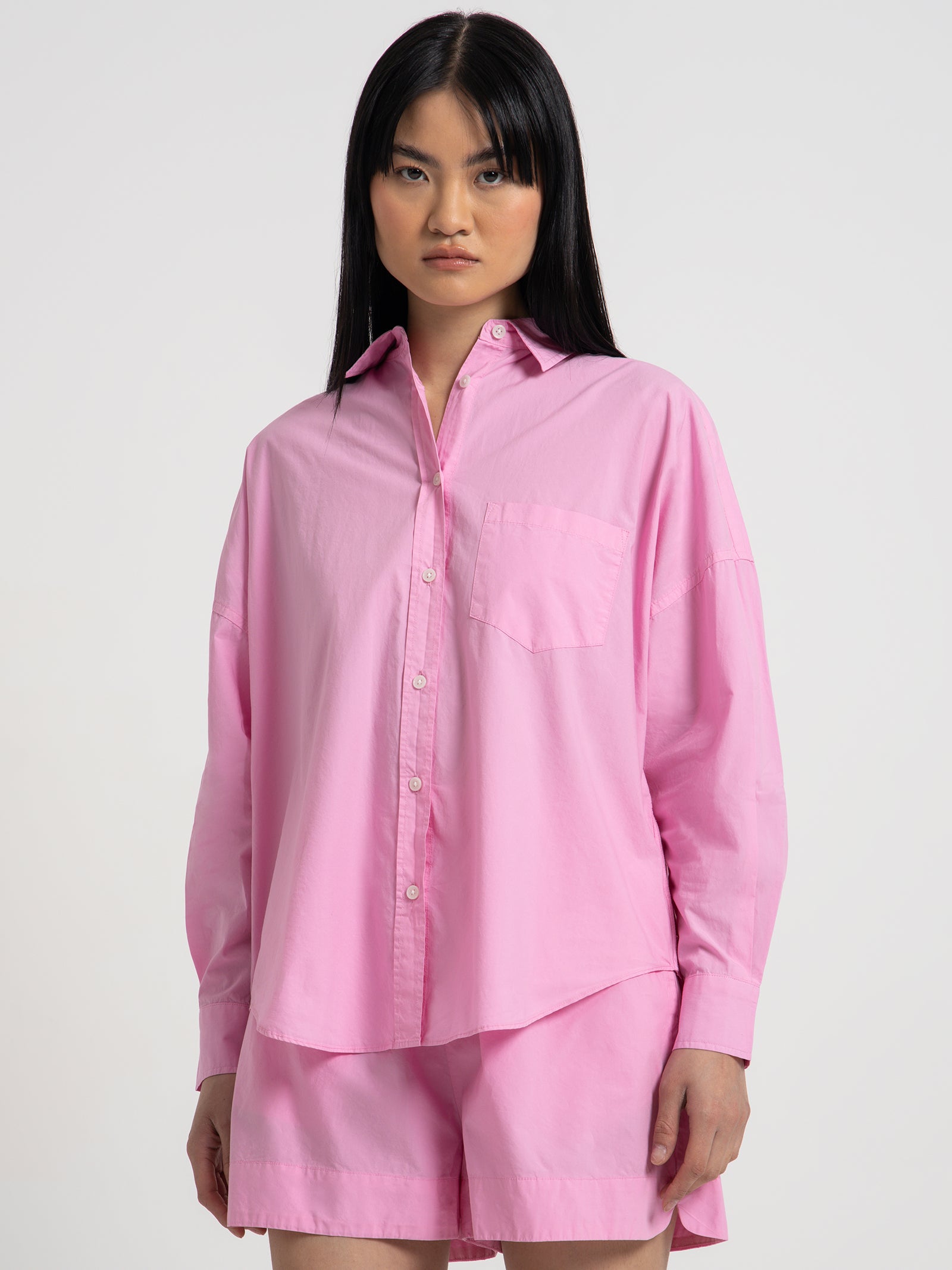 Chiara Shirt in Ultra Pink