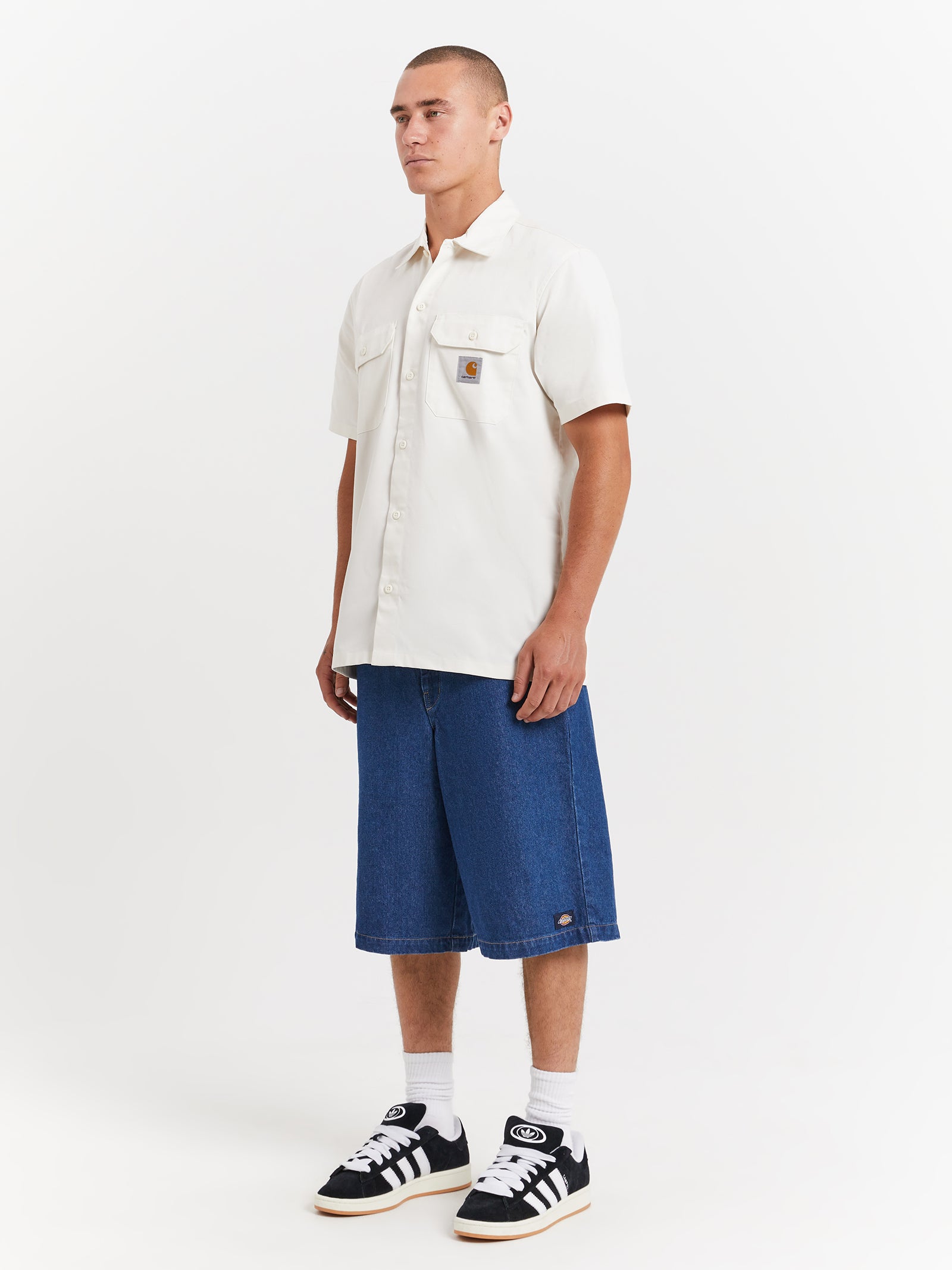 Short Sleeve Master Shirt in Wax White