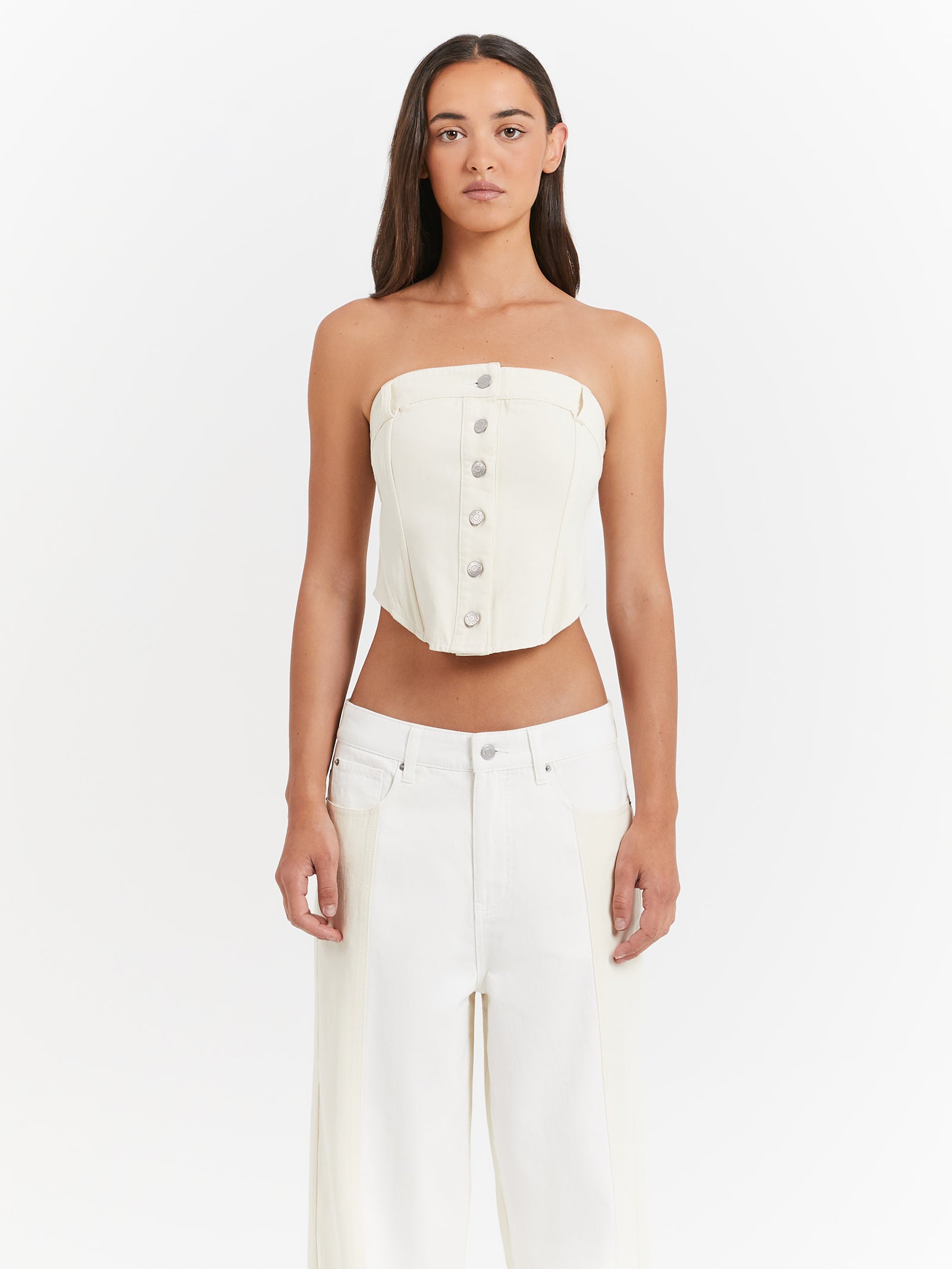 Lenny Jean Bodice in Cream