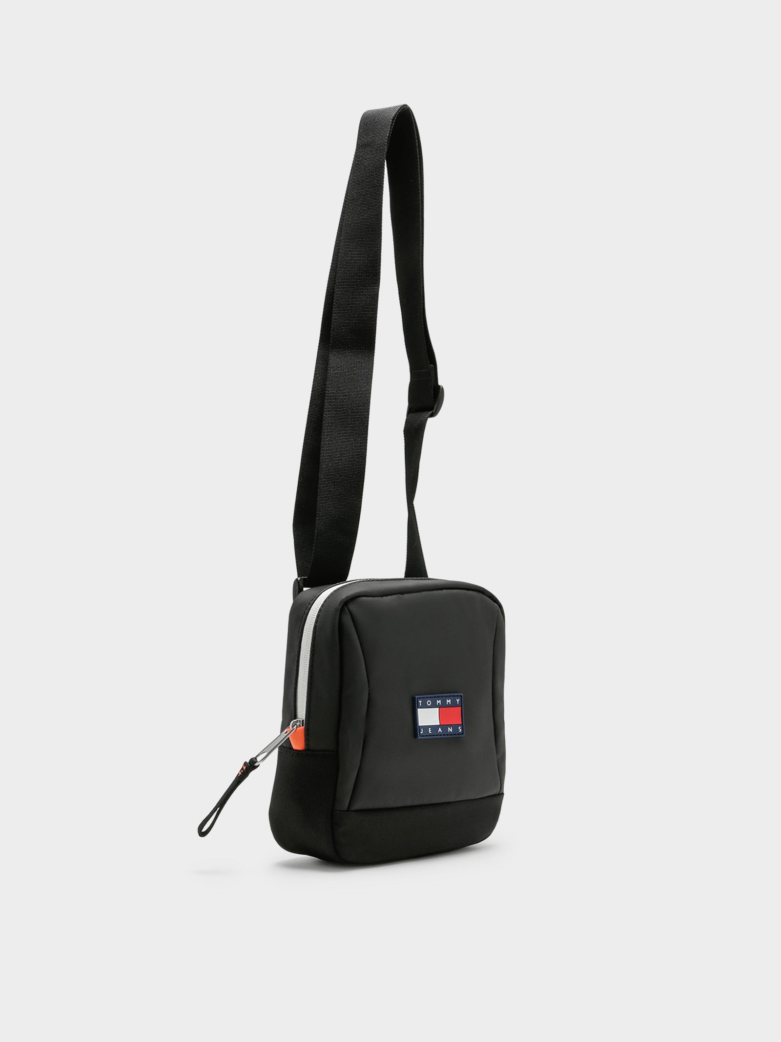 Logo Reporter Bag in Black