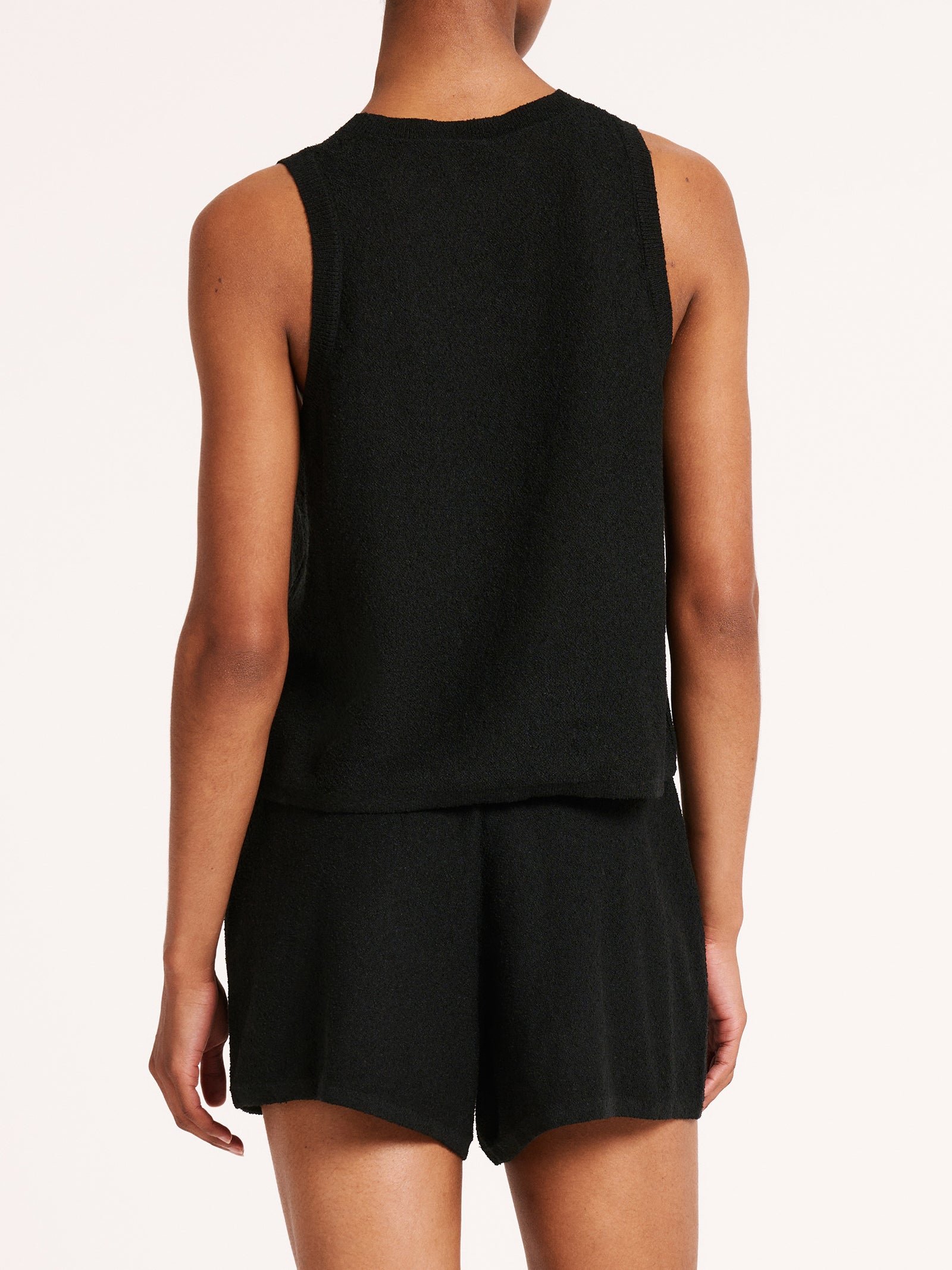 Zosia Knit Tank in Black