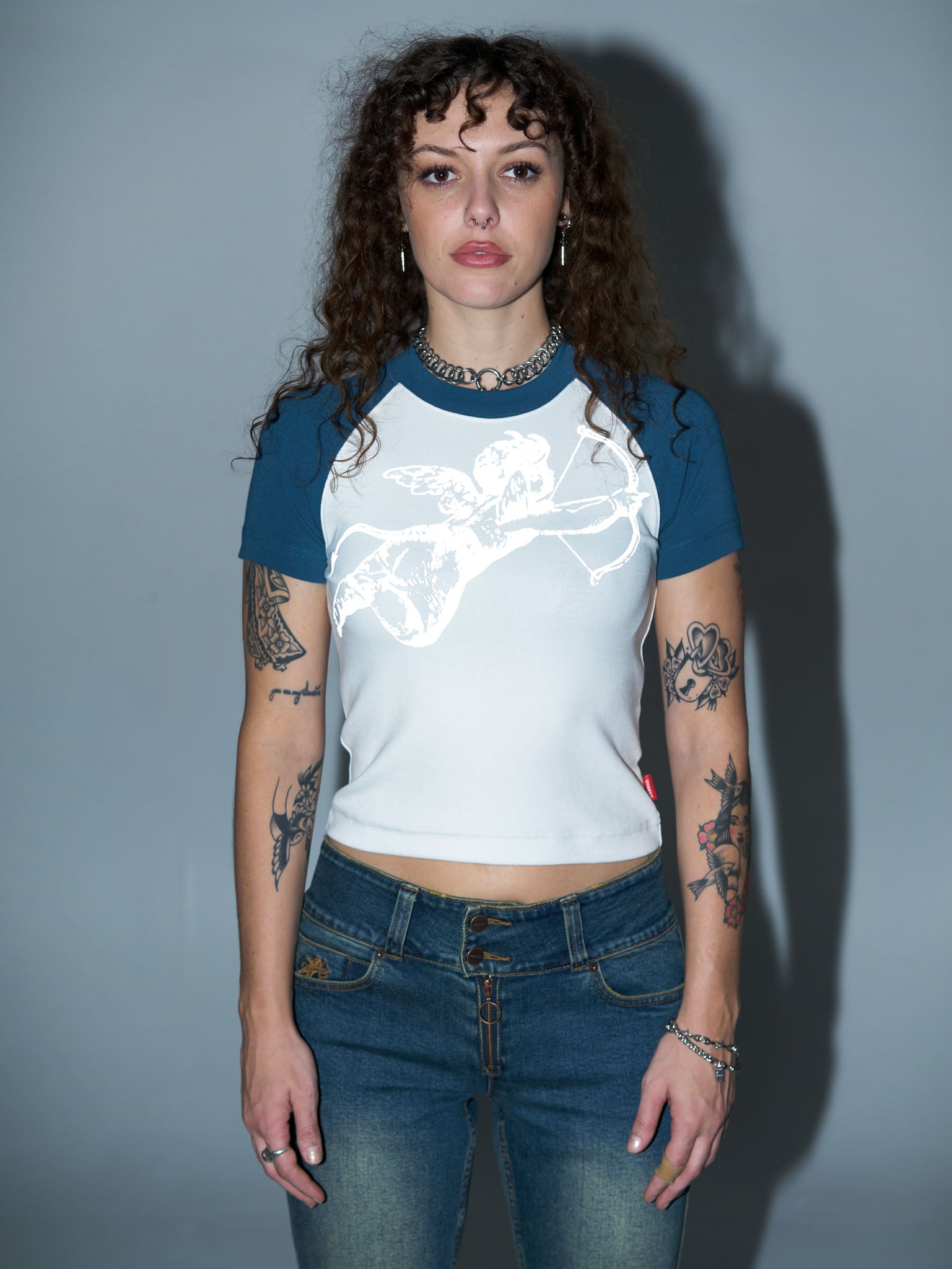 Cherub Slim Raglan T-Shirt