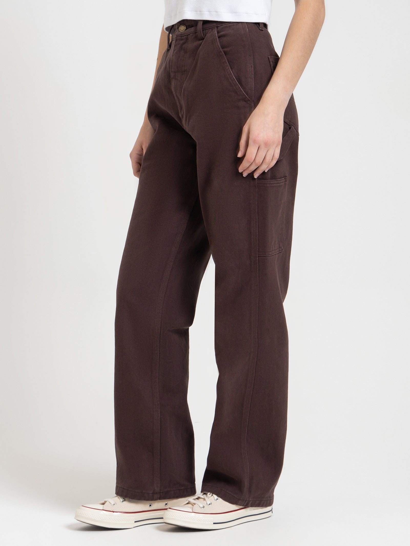 Carpenter Full Length Pants in Postal Brown