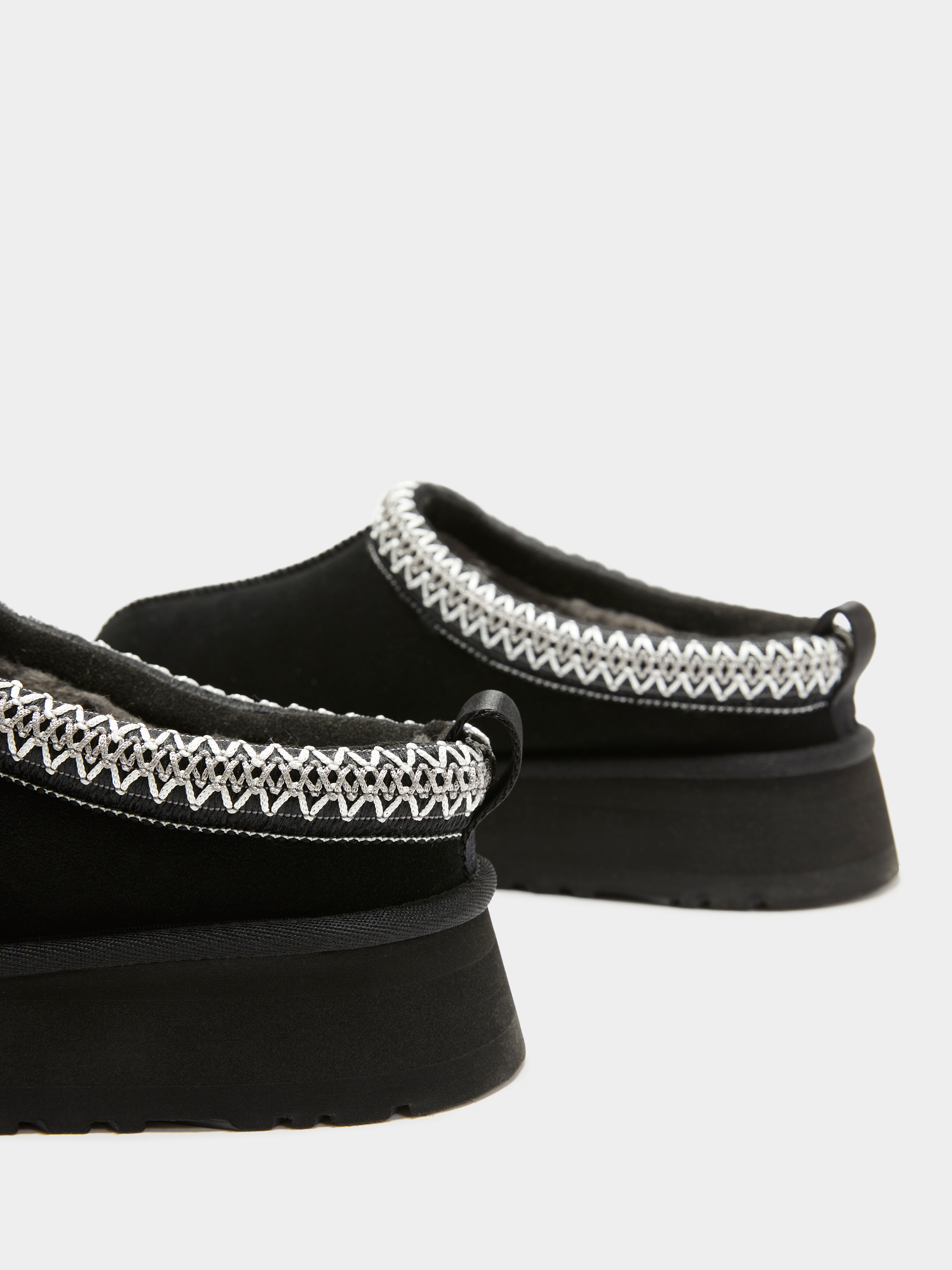 Womens Tazz Platform Slip-On Shoes in Black