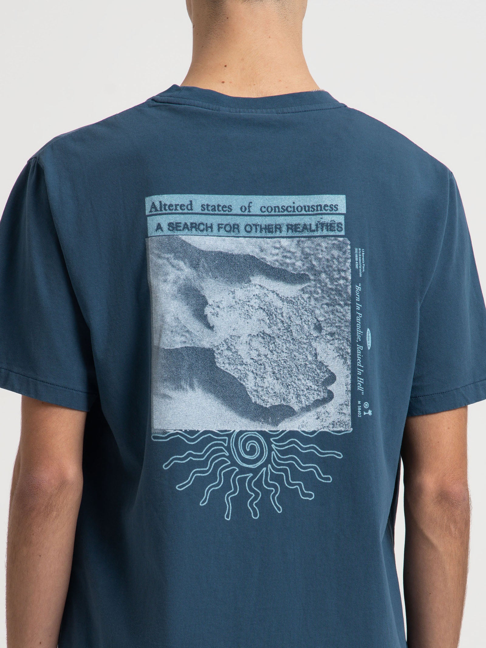 Natural Cooperation Merch Fit T-Shirt in Teal