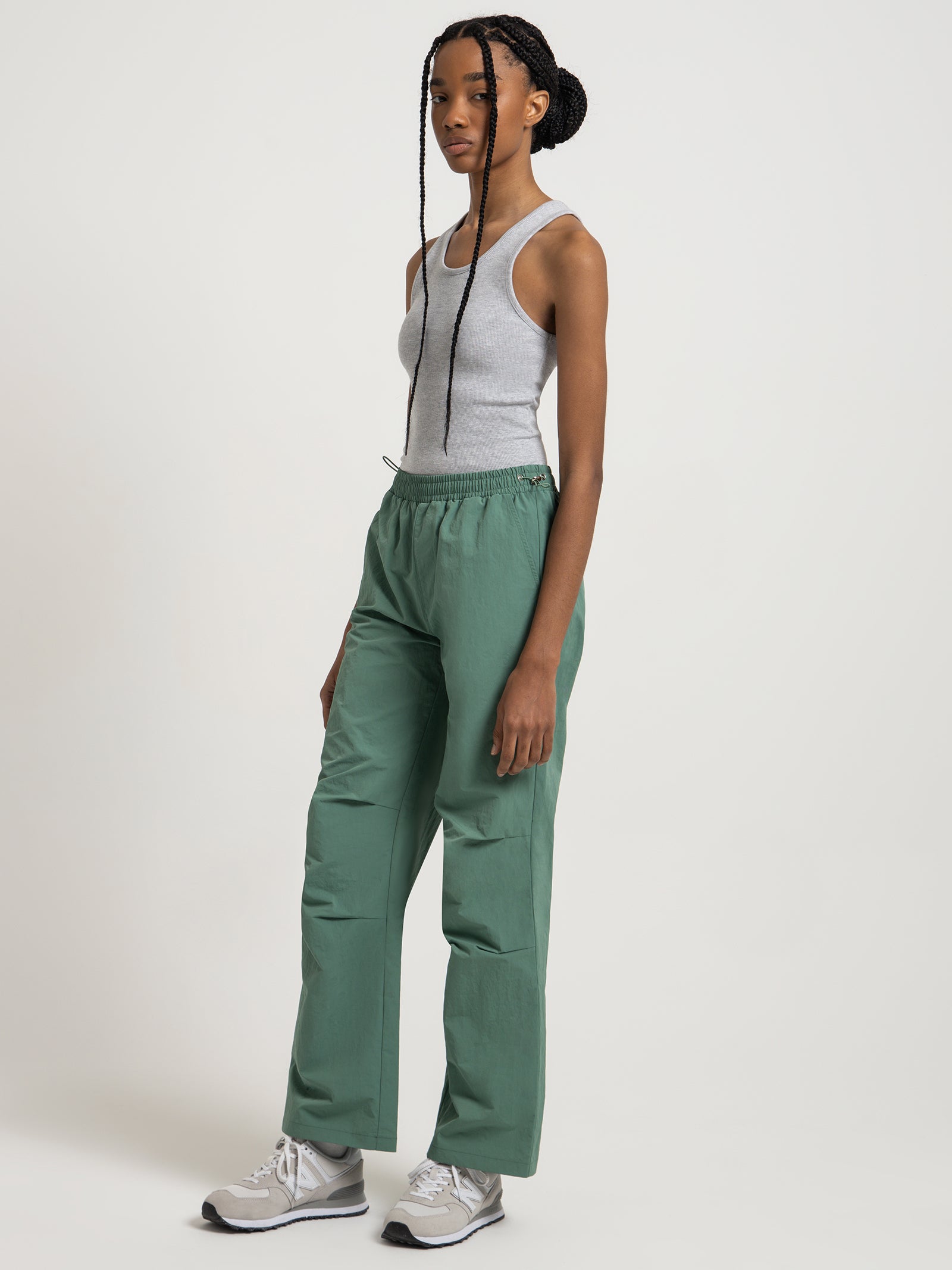 Chicago Parachute Pants in Pine