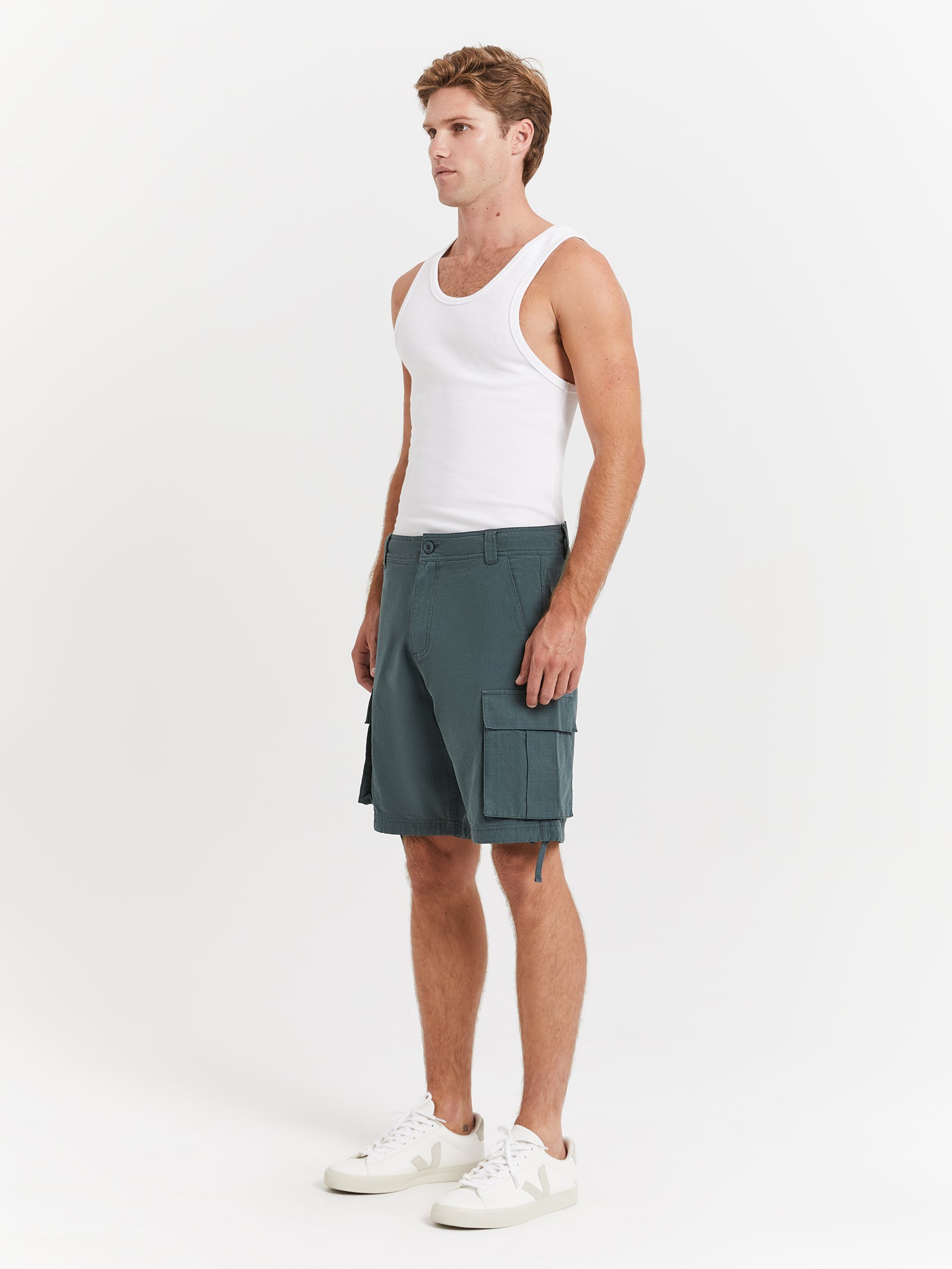 Wyatt Cargo Shorts in Spruce